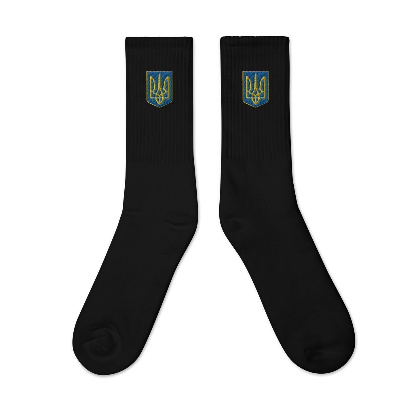 Embroidered Socks - Trident Both Sides