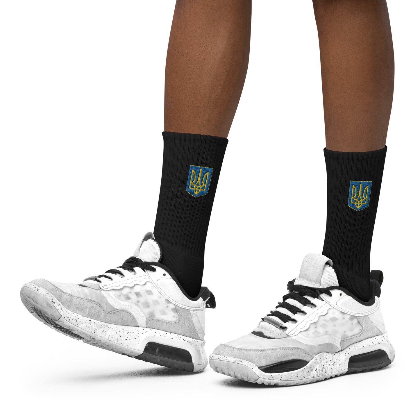 Embroidered Socks - Trident Both Sides