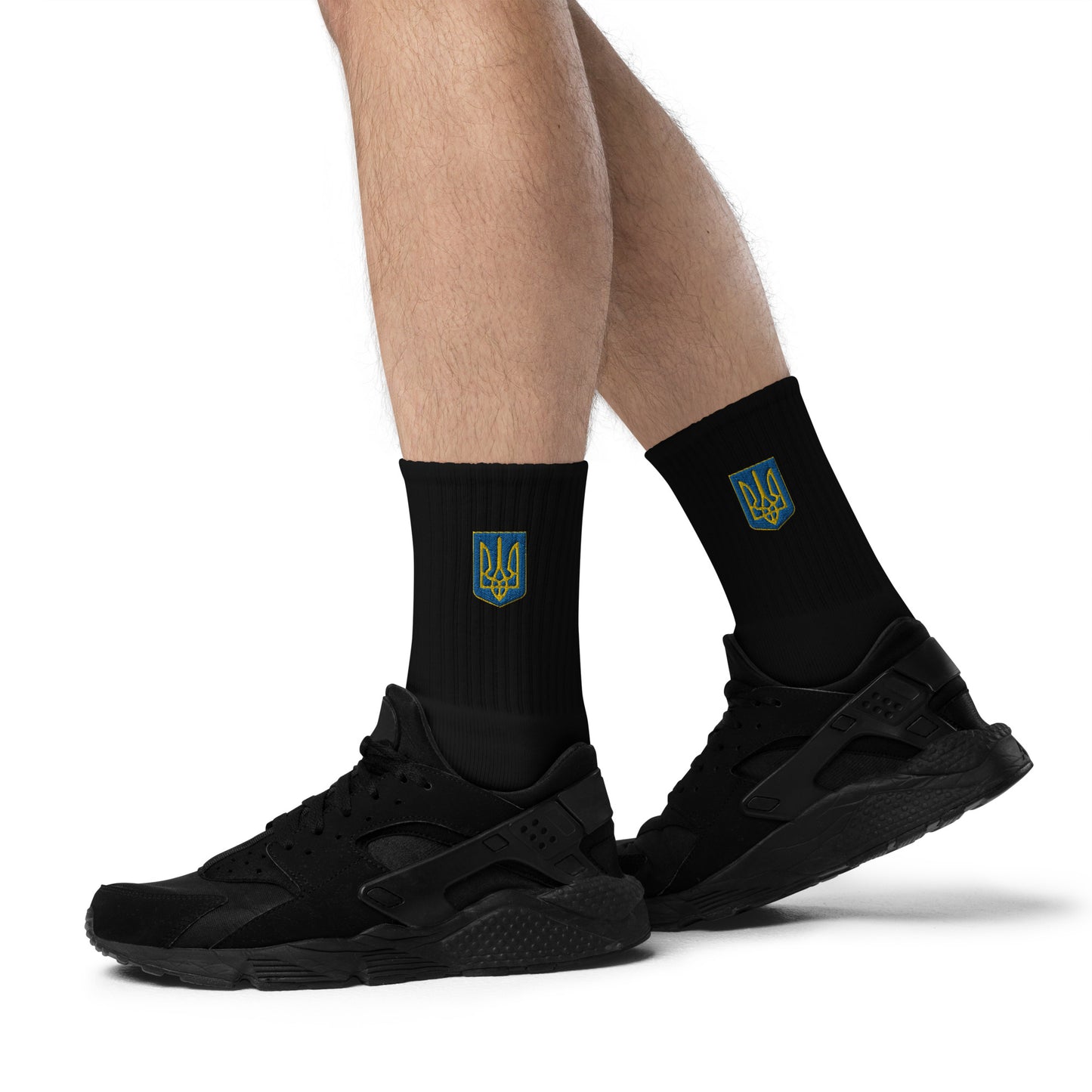 Embroidered Socks - Trident Both Sides