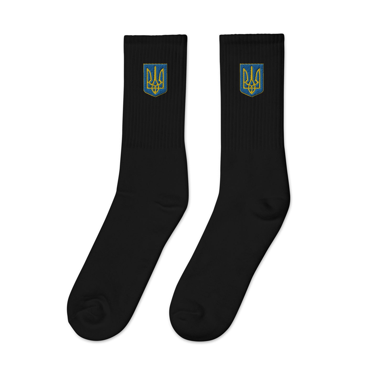 Embroidered Socks - Trident Both Sides