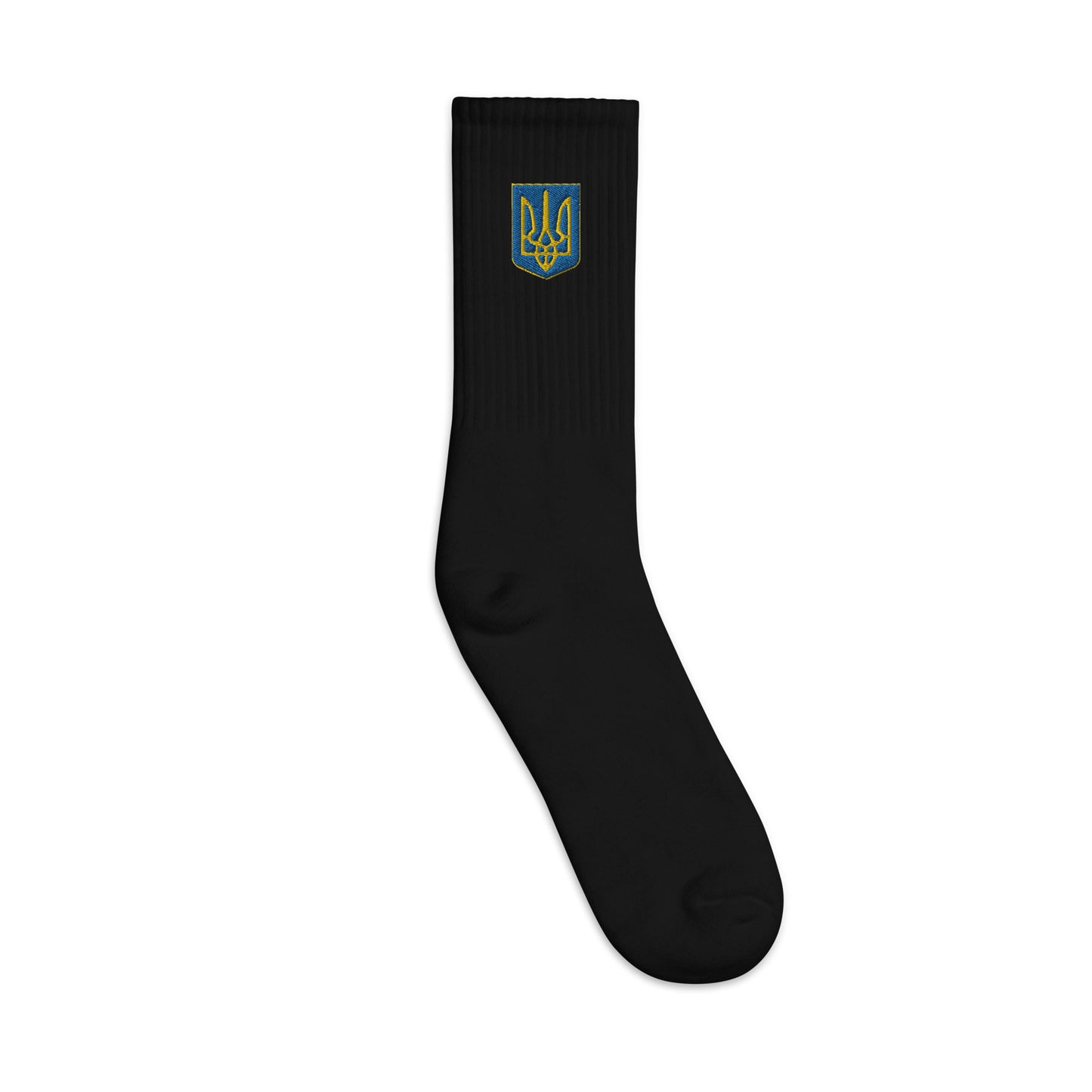 Embroidered Socks - Trident Both Sides