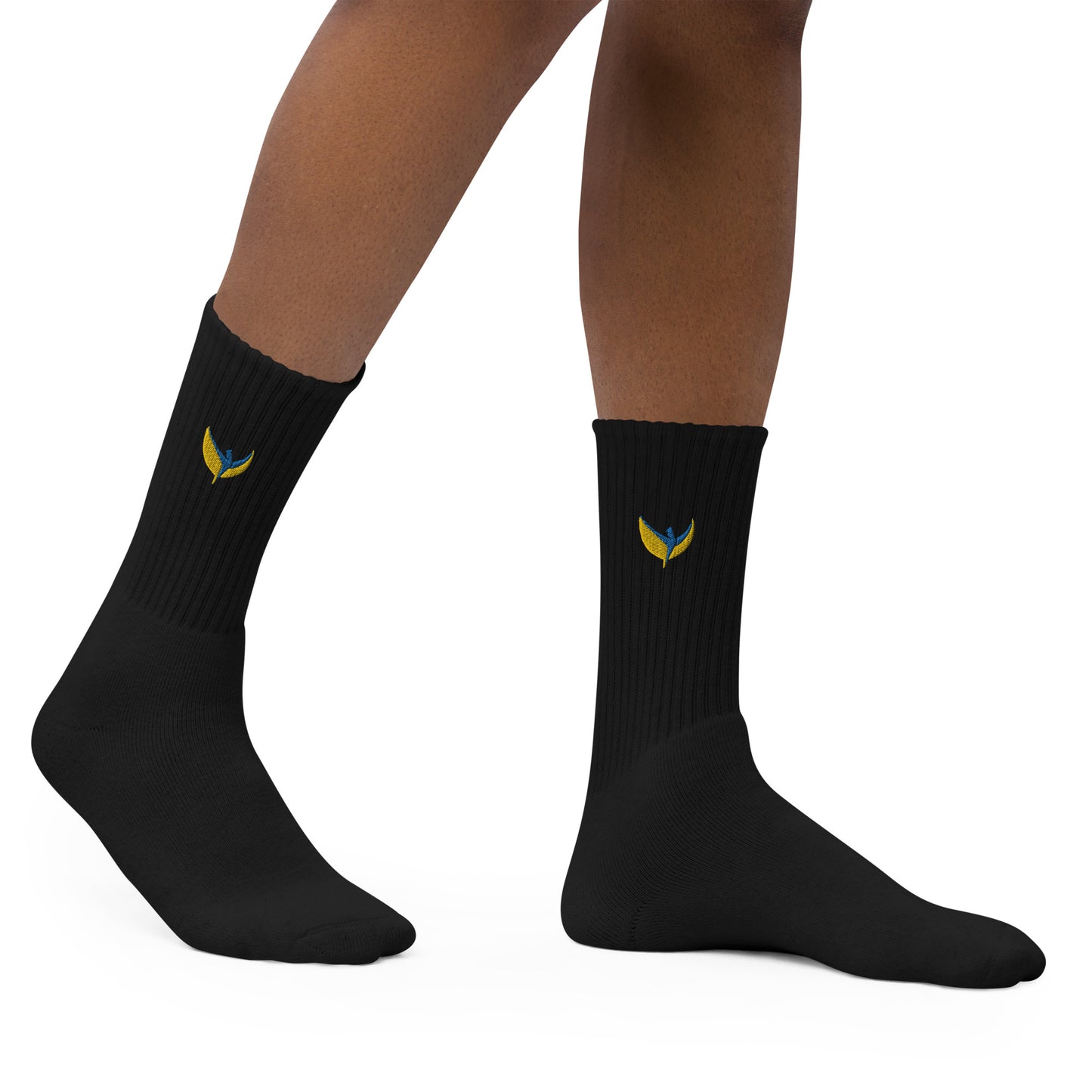 Embroidered Socks - Phoenix