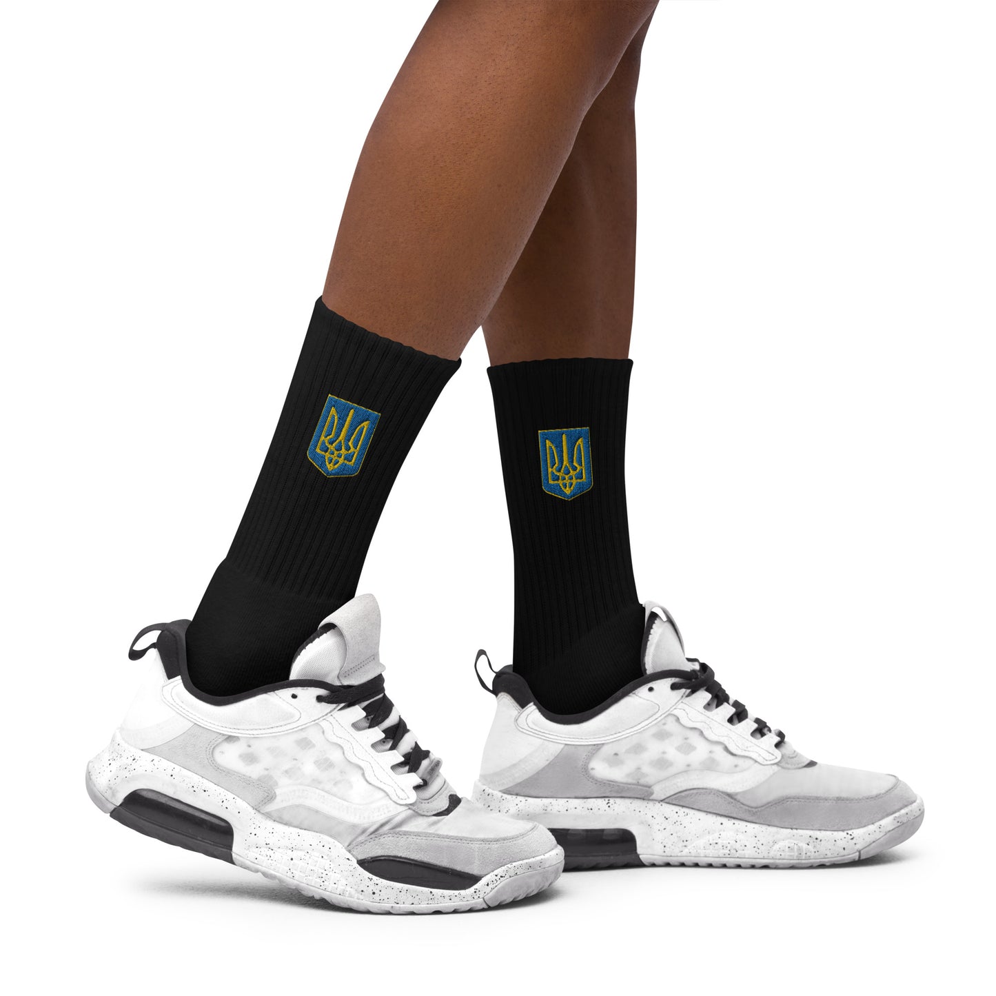 Embroidered Socks - Trident Both Sides