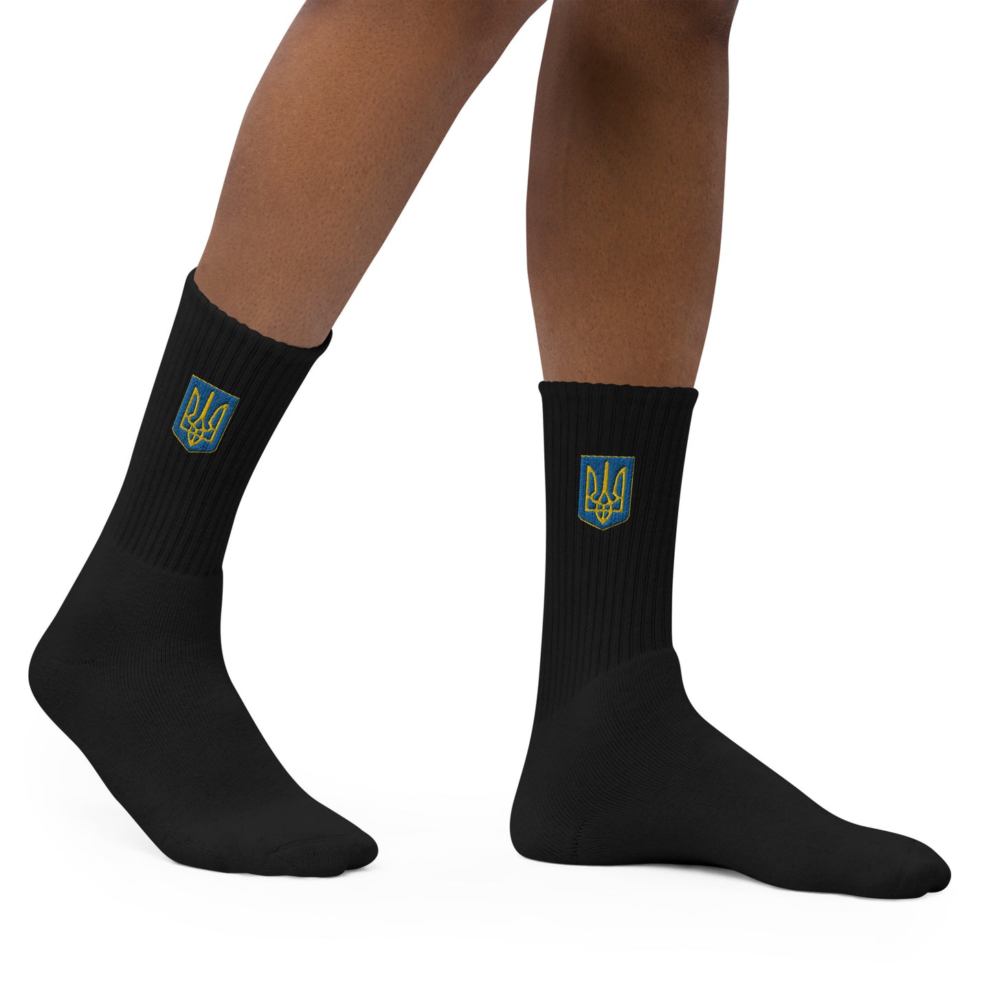 Embroidered Socks - Trident Both Sides
