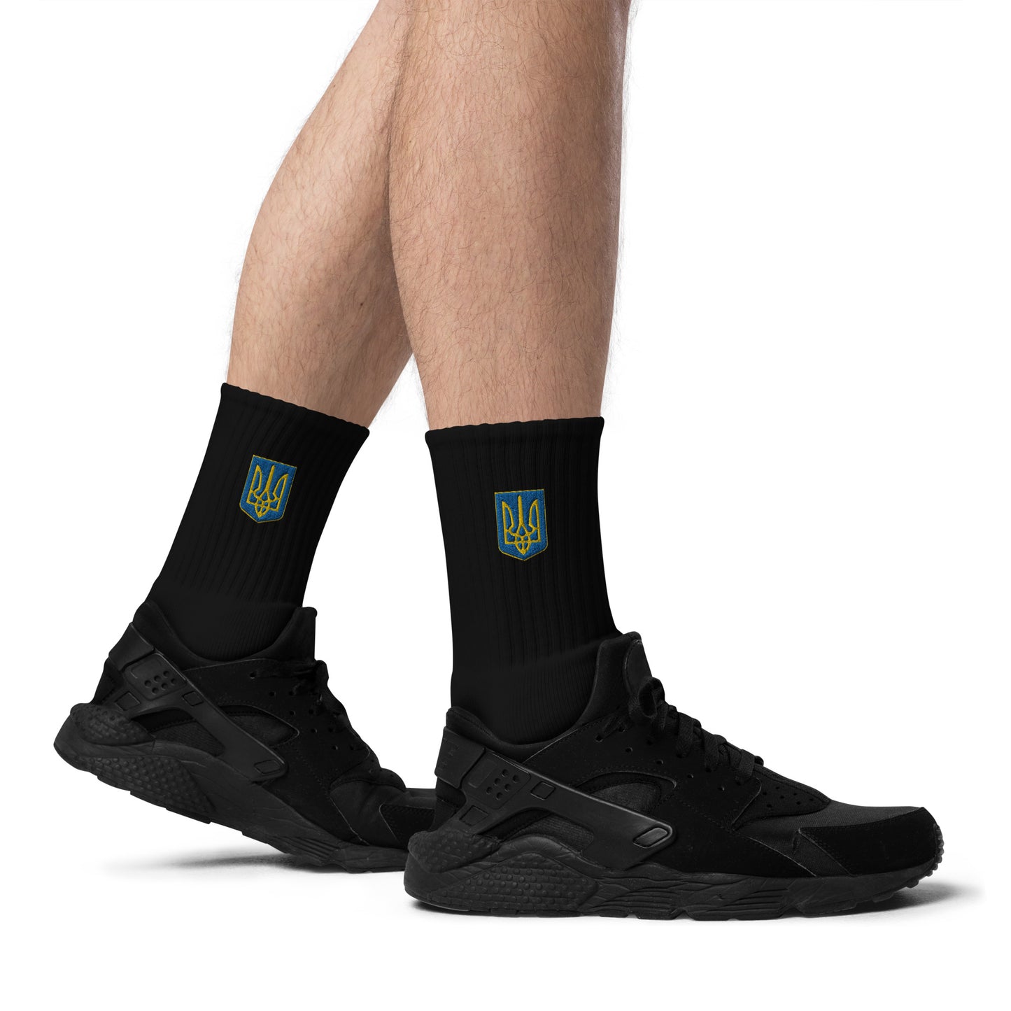 Embroidered Socks - Trident Both Sides