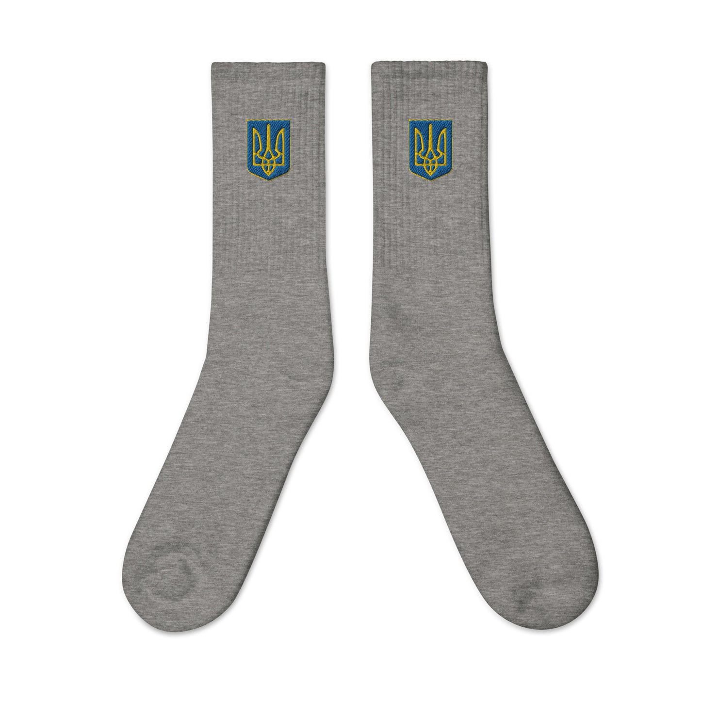 Embroidered Socks - Trident Both Sides
