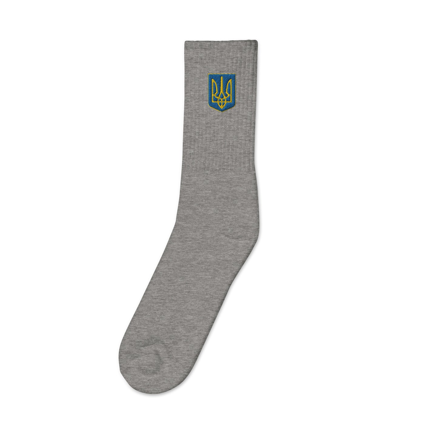Embroidered Socks - Trident Both Sides