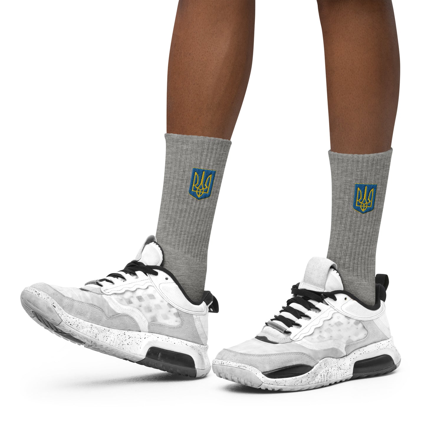 Embroidered Socks - Trident Both Sides