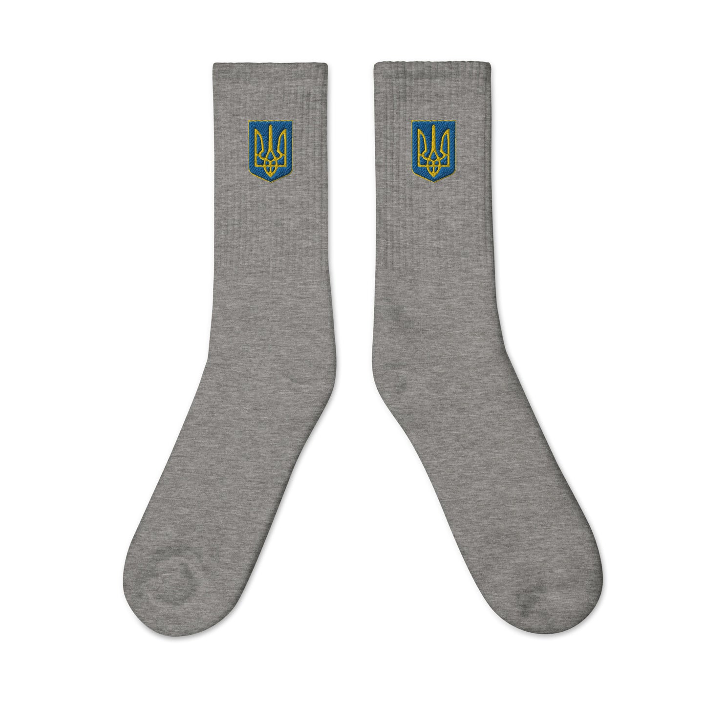 Embroidered Socks - Trident Both Sides