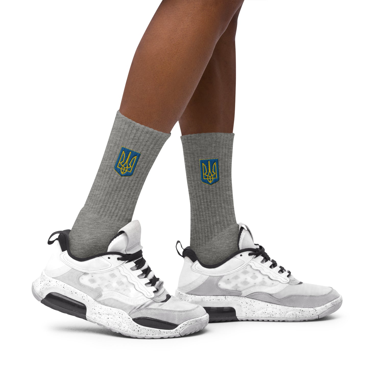 Embroidered Socks - Trident Both Sides