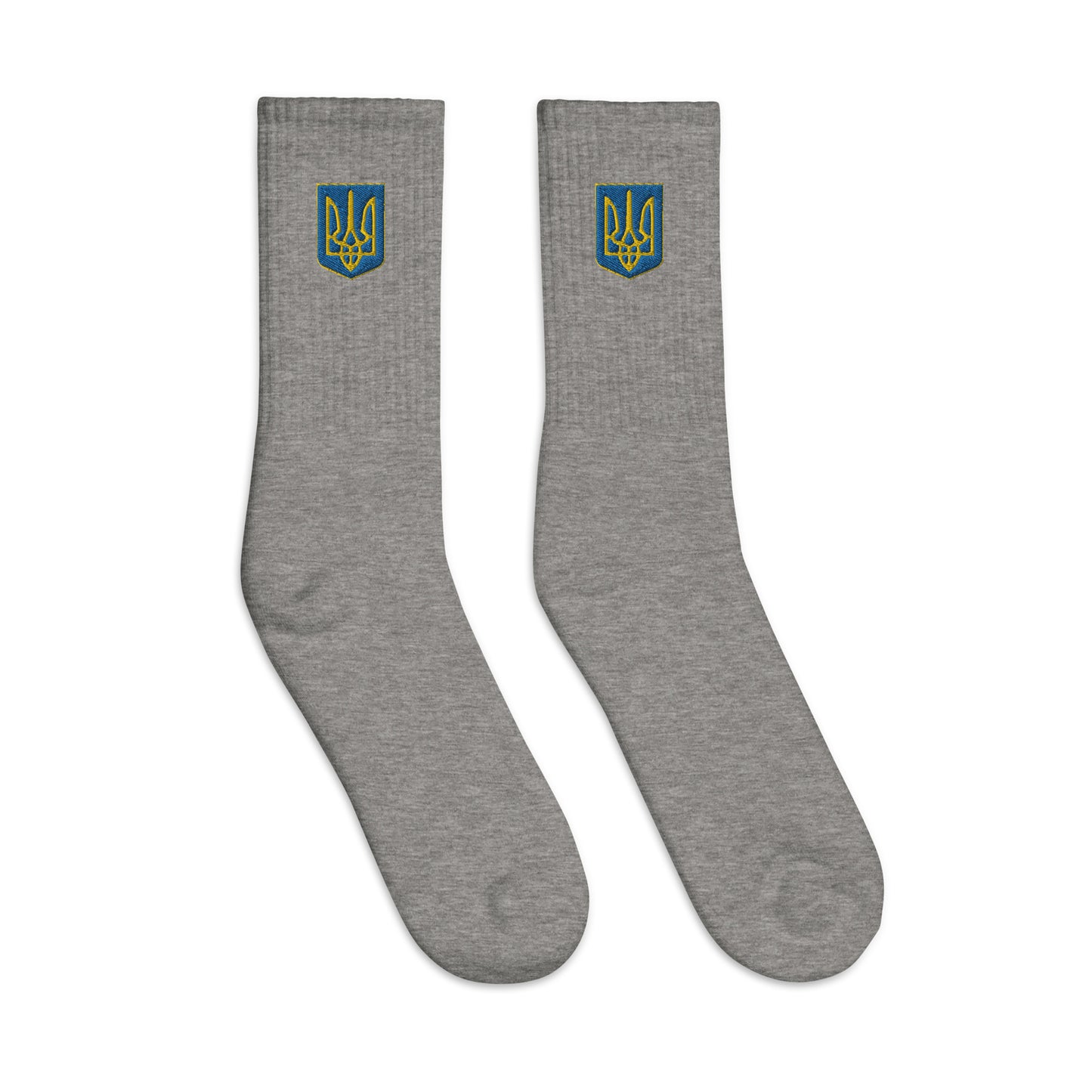 Embroidered Socks - Trident Both Sides