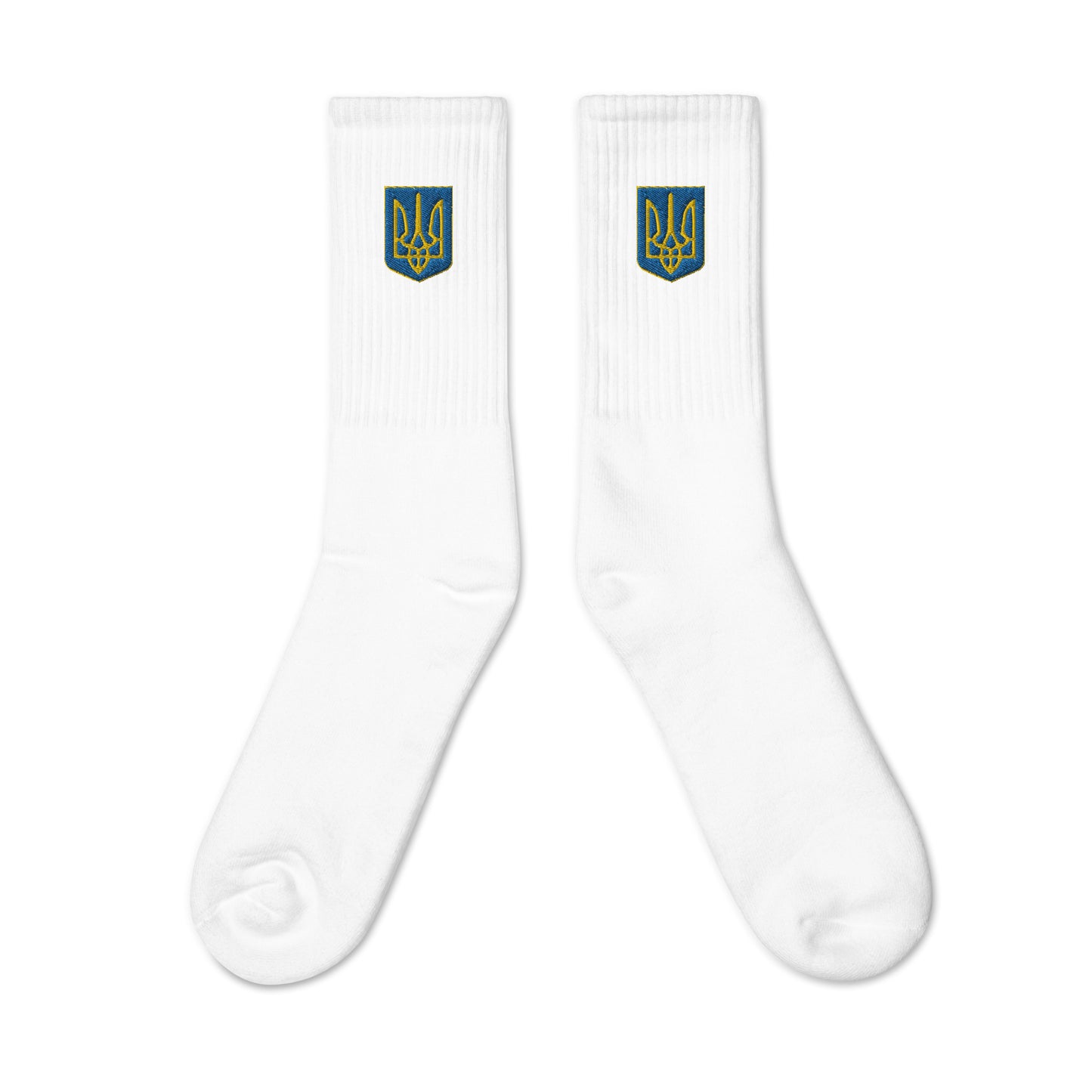 Embroidered Socks - Trident Both Sides