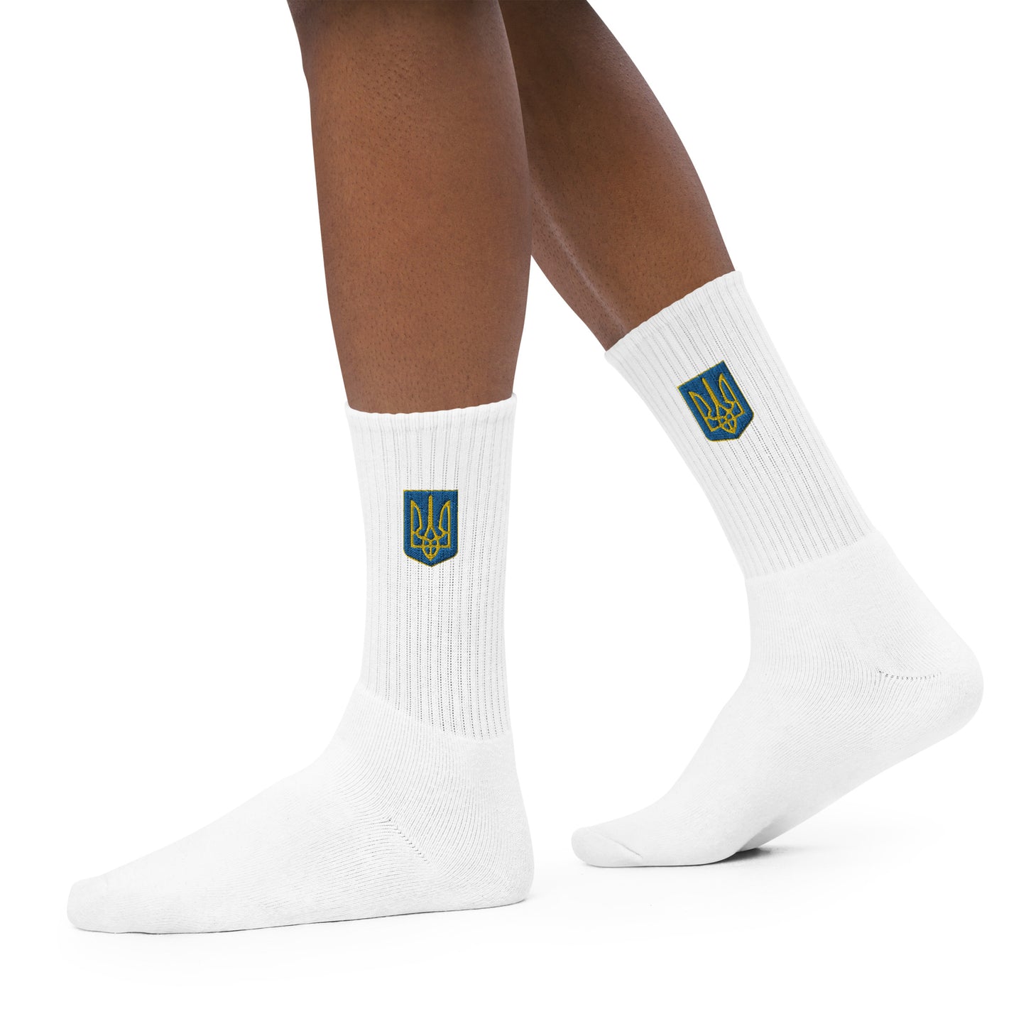 Embroidered Socks - Trident Both Sides