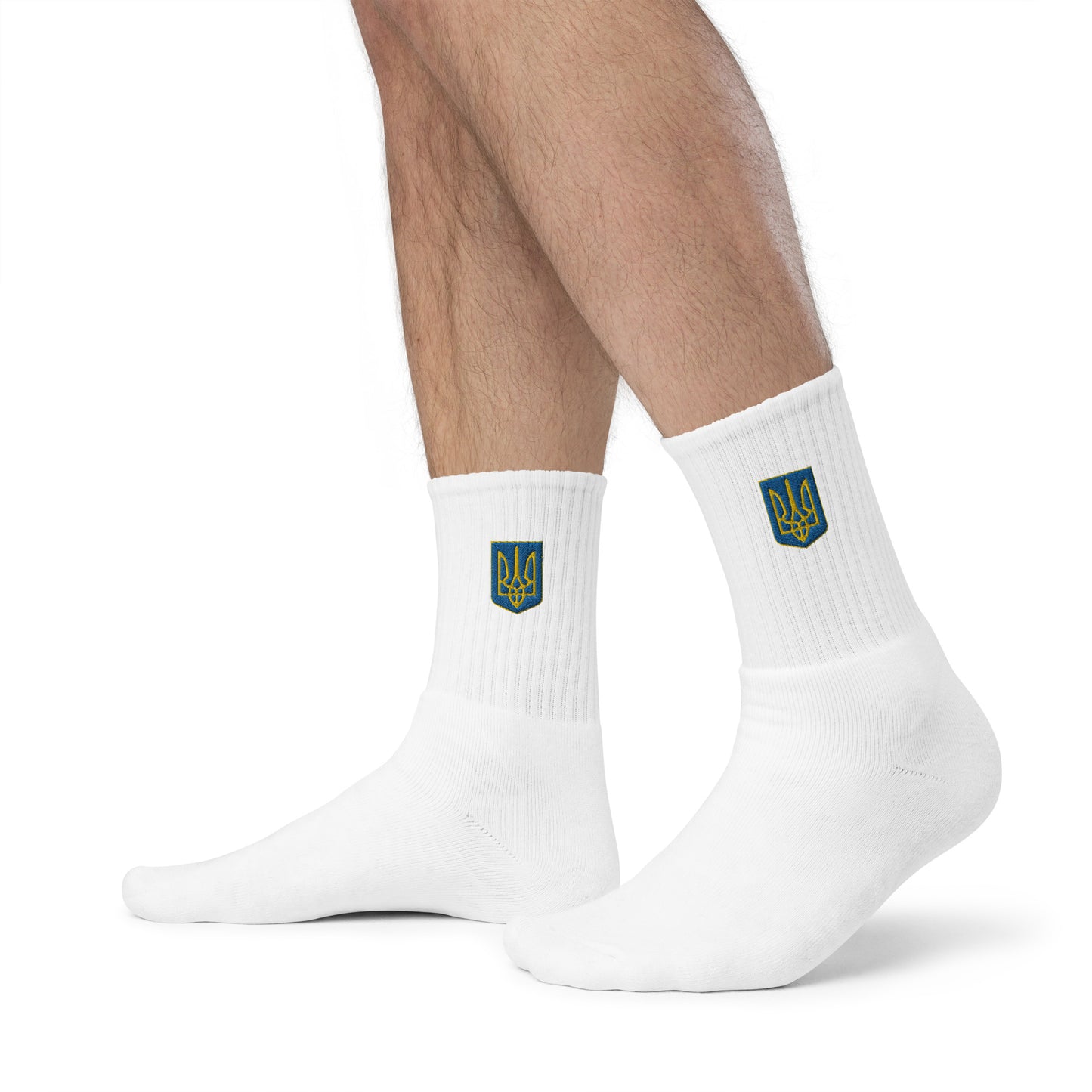 Embroidered Socks - Trident Both Sides