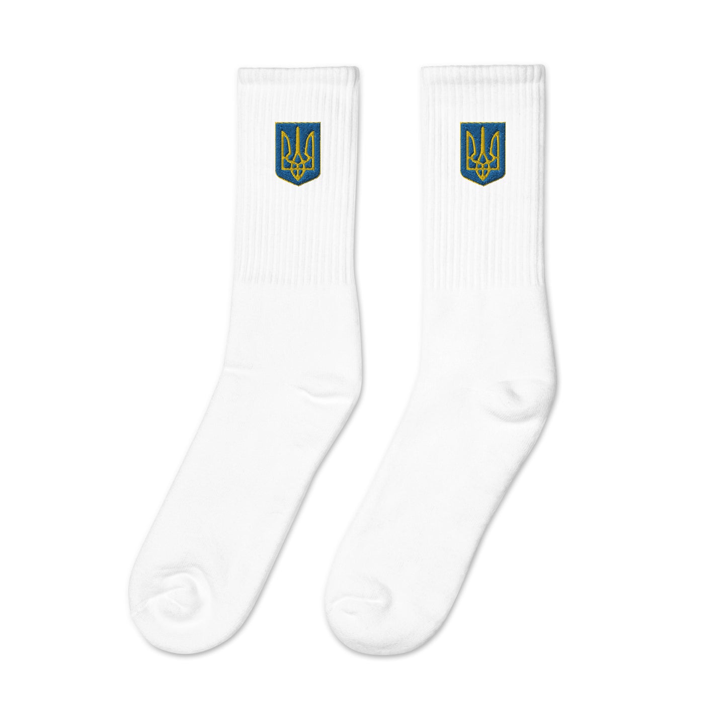 Embroidered Socks - Trident Both Sides