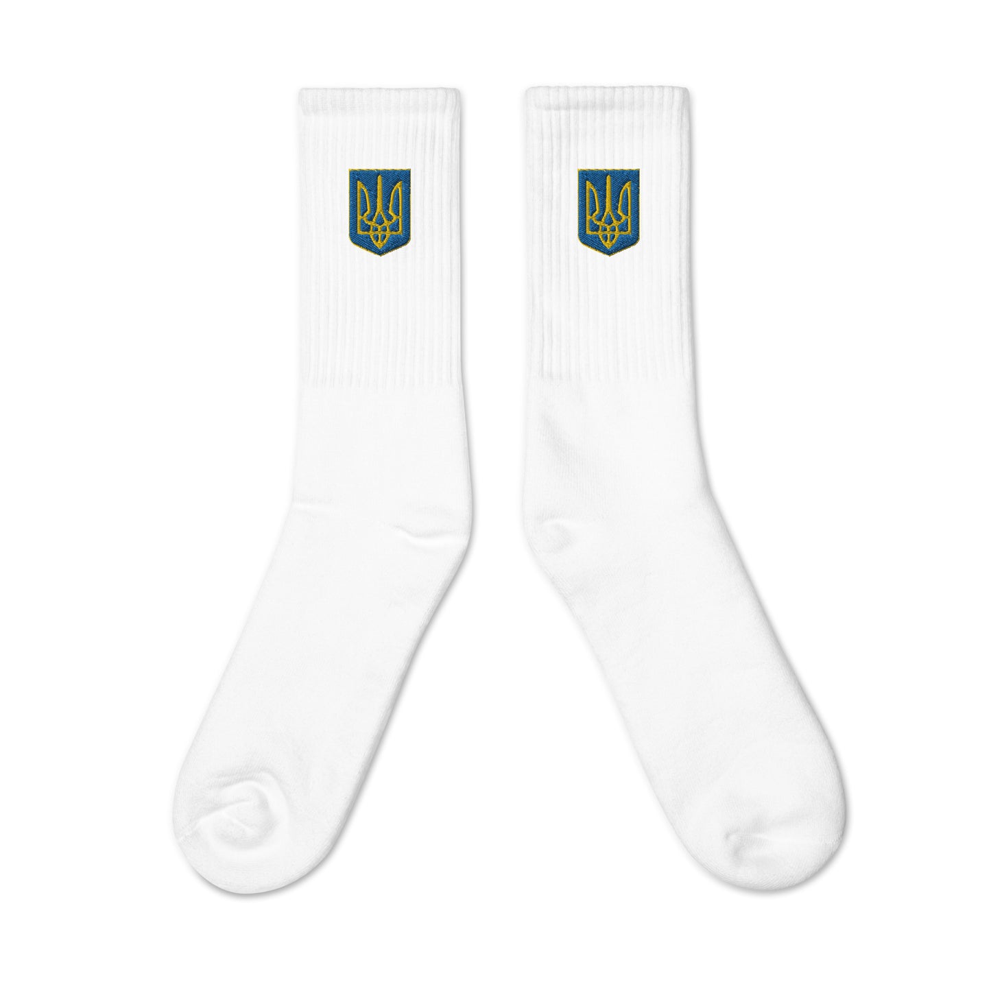 Embroidered Socks - Trident Both Sides