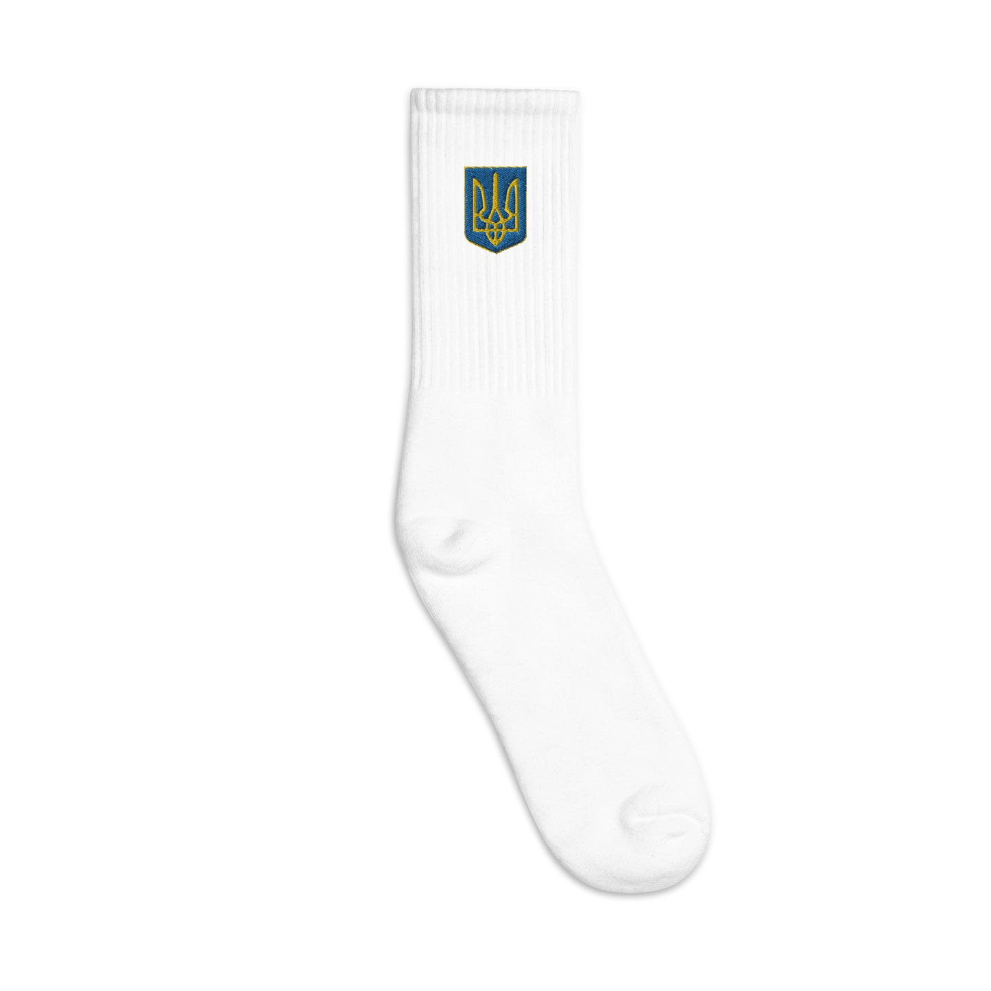 Embroidered Socks - Trident Both Sides