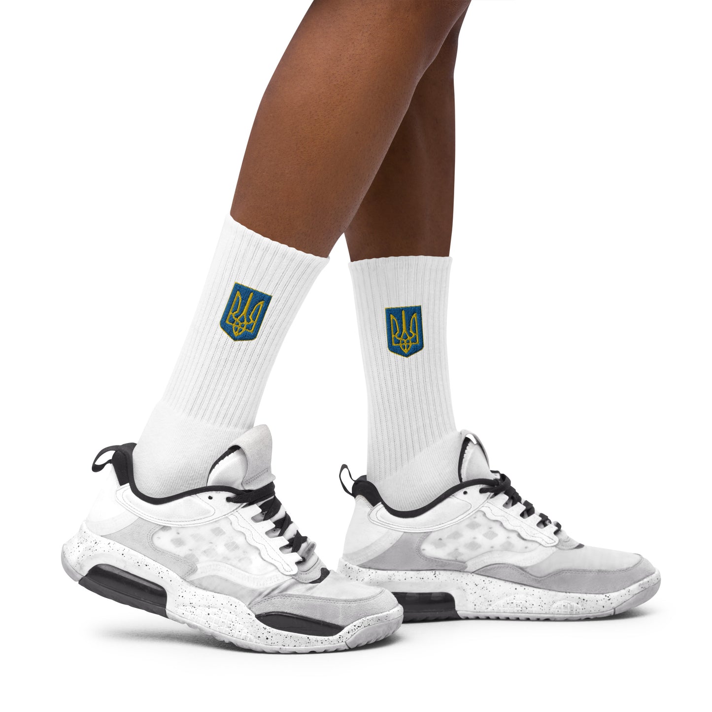 Embroidered Socks - Trident Both Sides