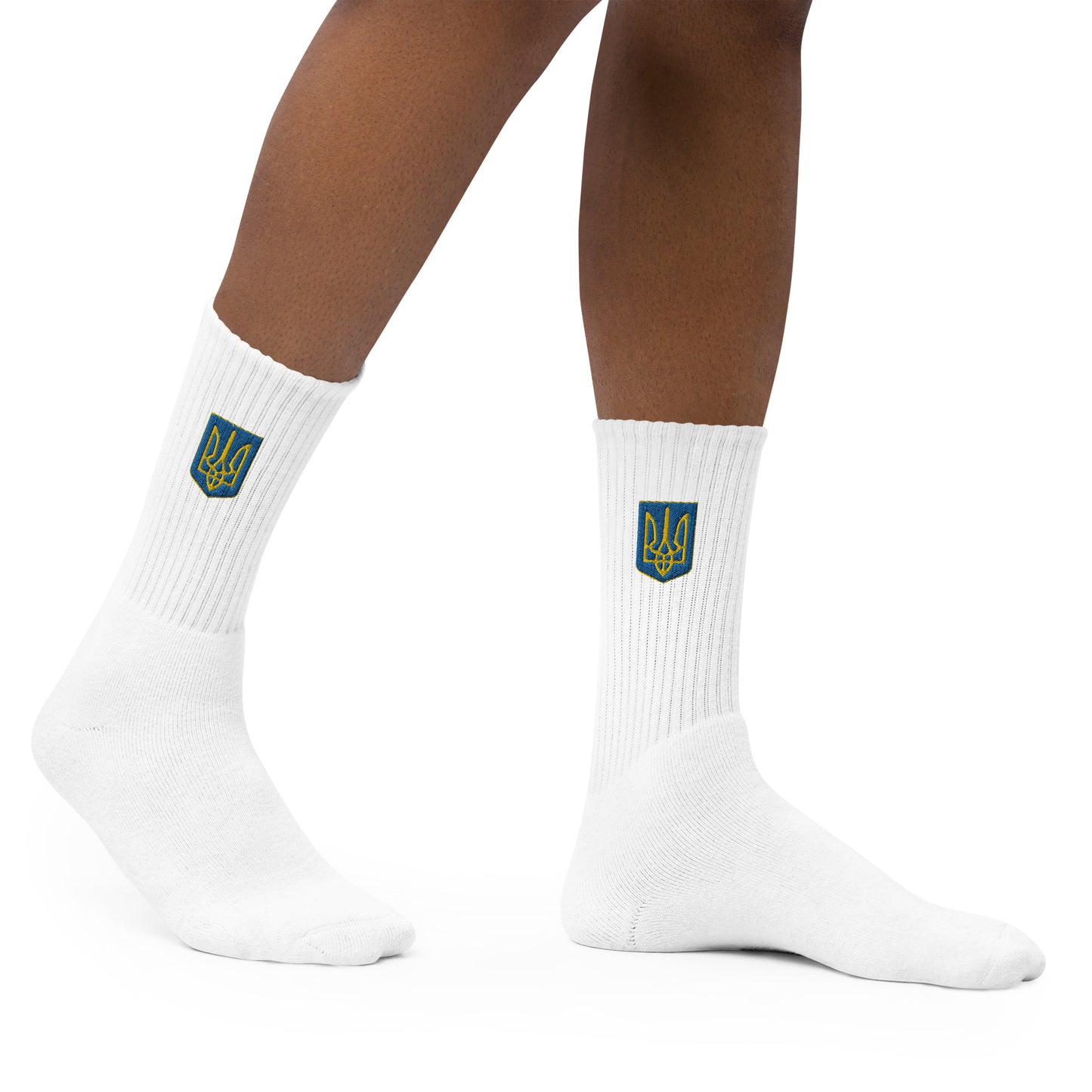 Embroidered Socks - Trident Both Sides