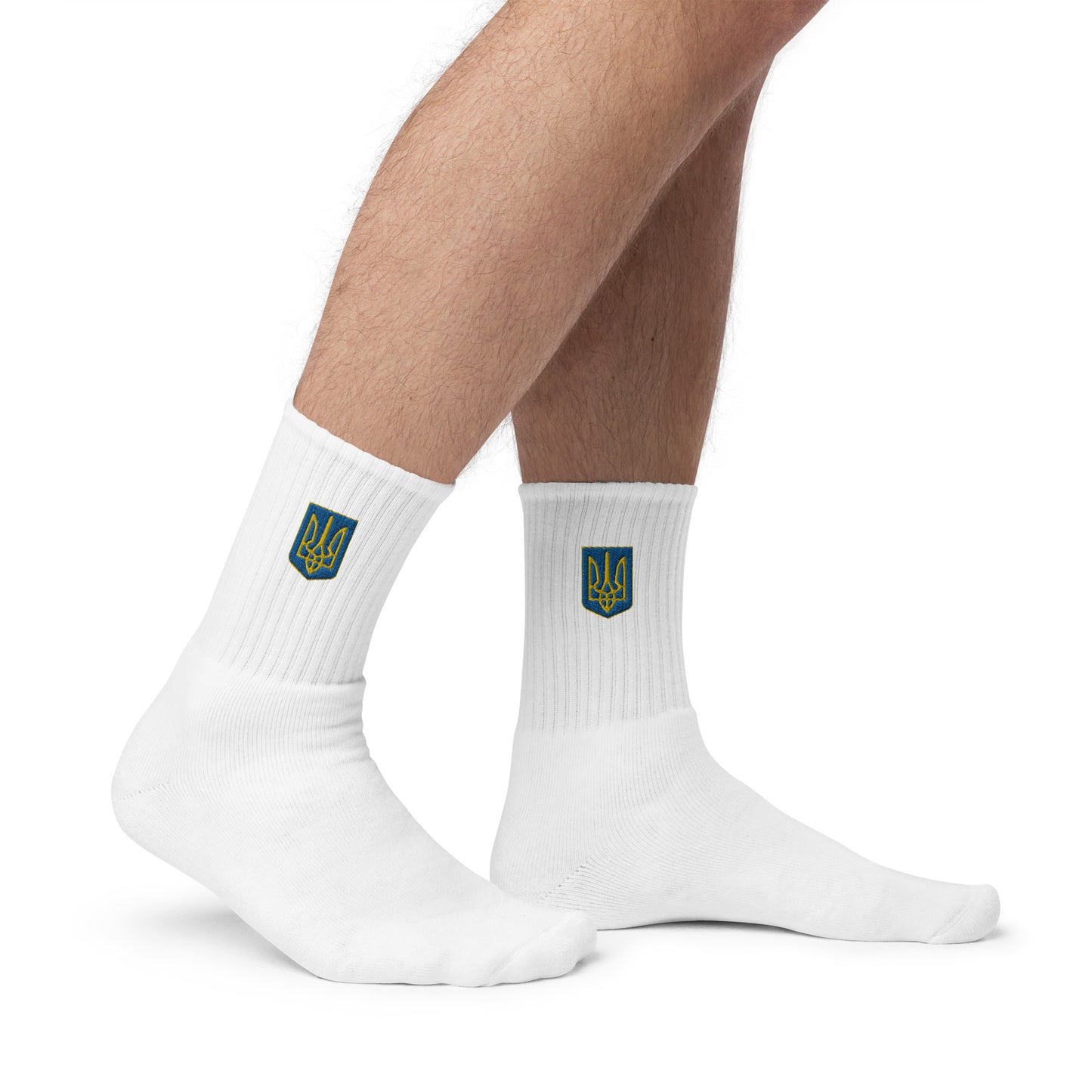 Embroidered Socks - Trident Both Sides