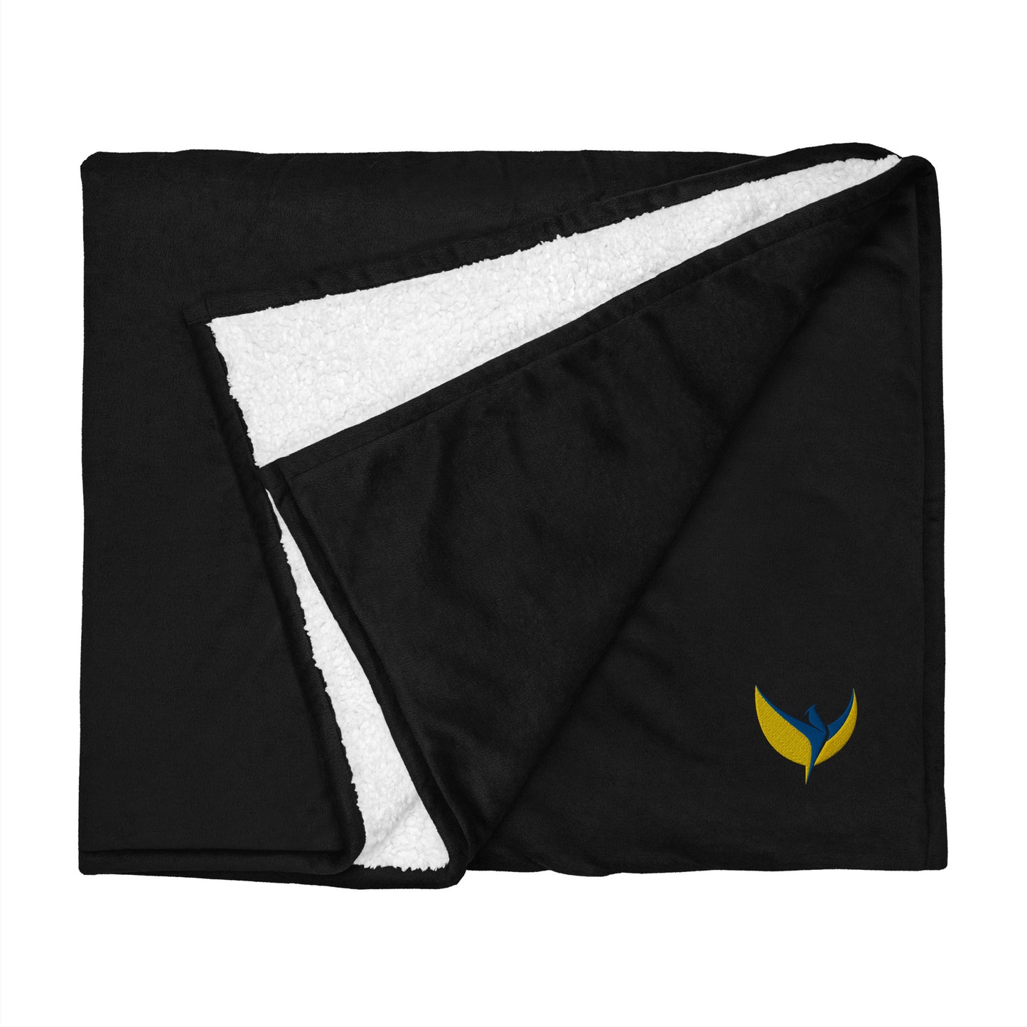 Premium Sherpa Blanket - Embroidered Phoenix (small)