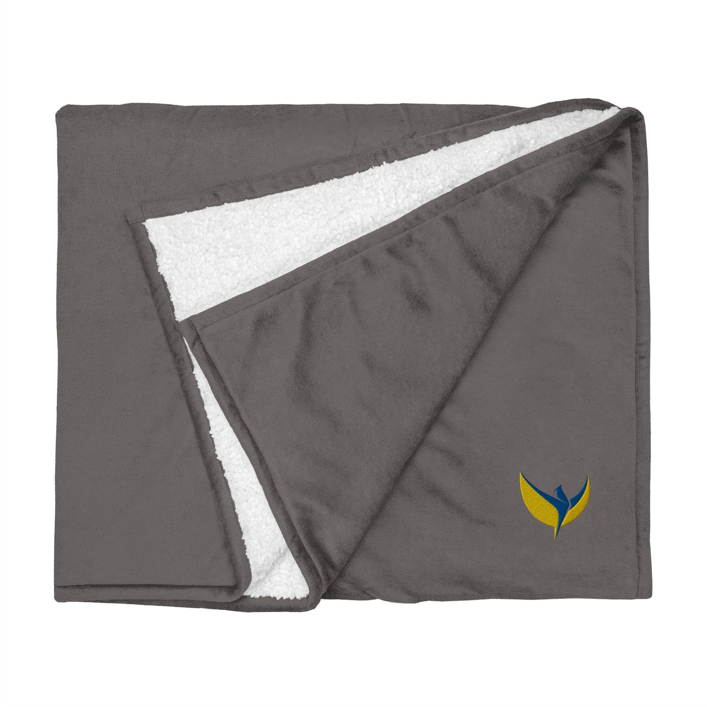 Premium Sherpa Blanket - Embroidered Phoenix (small)