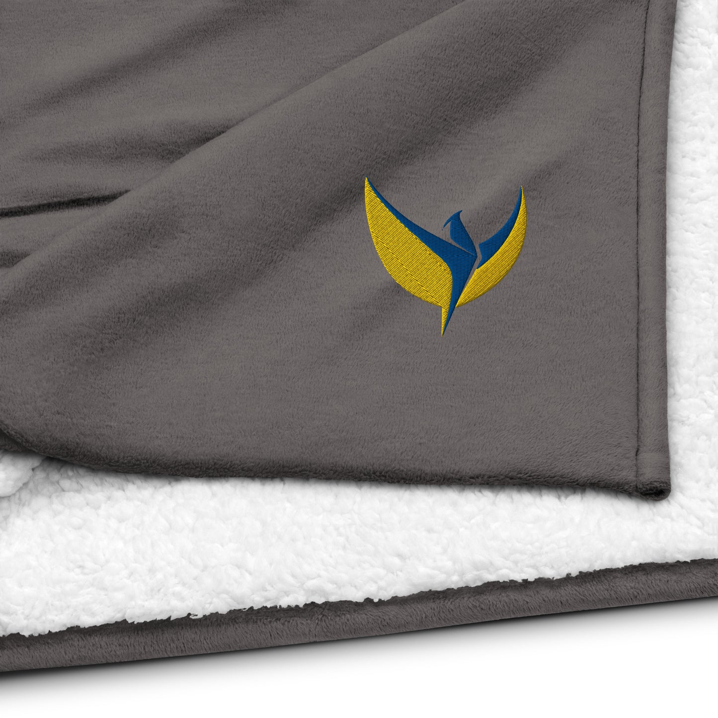 Premium Sherpa Blanket - Embroidered Phoenix (small)