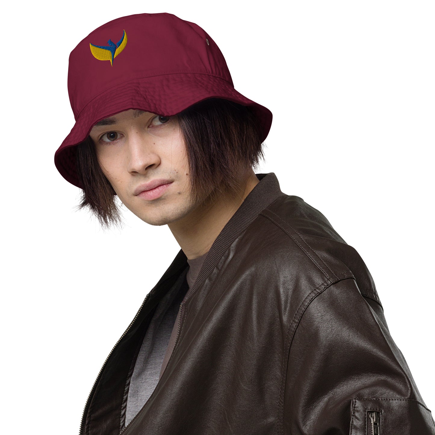 Stefania Bucket Hat - Embroidered Phoenix