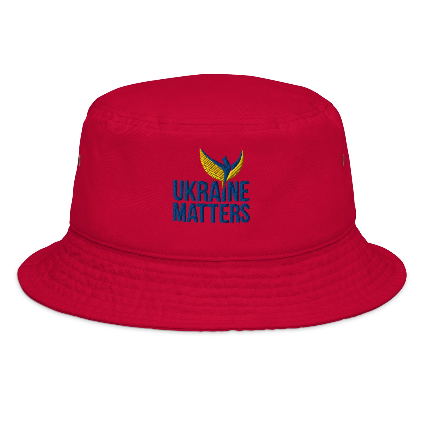 Stefania Bucket Hat - Embroidered Ukraine Matters Logo