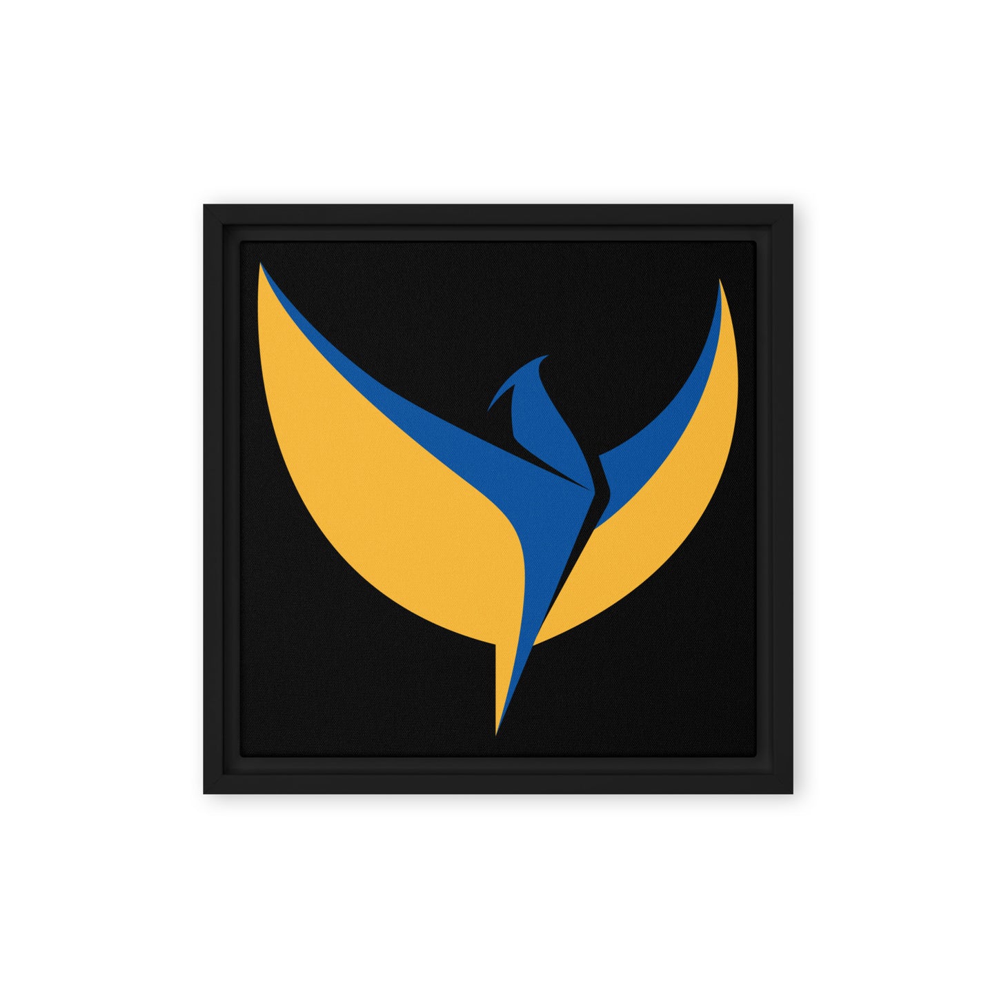 Framed Canvas Painting - Phoenix Black Background
