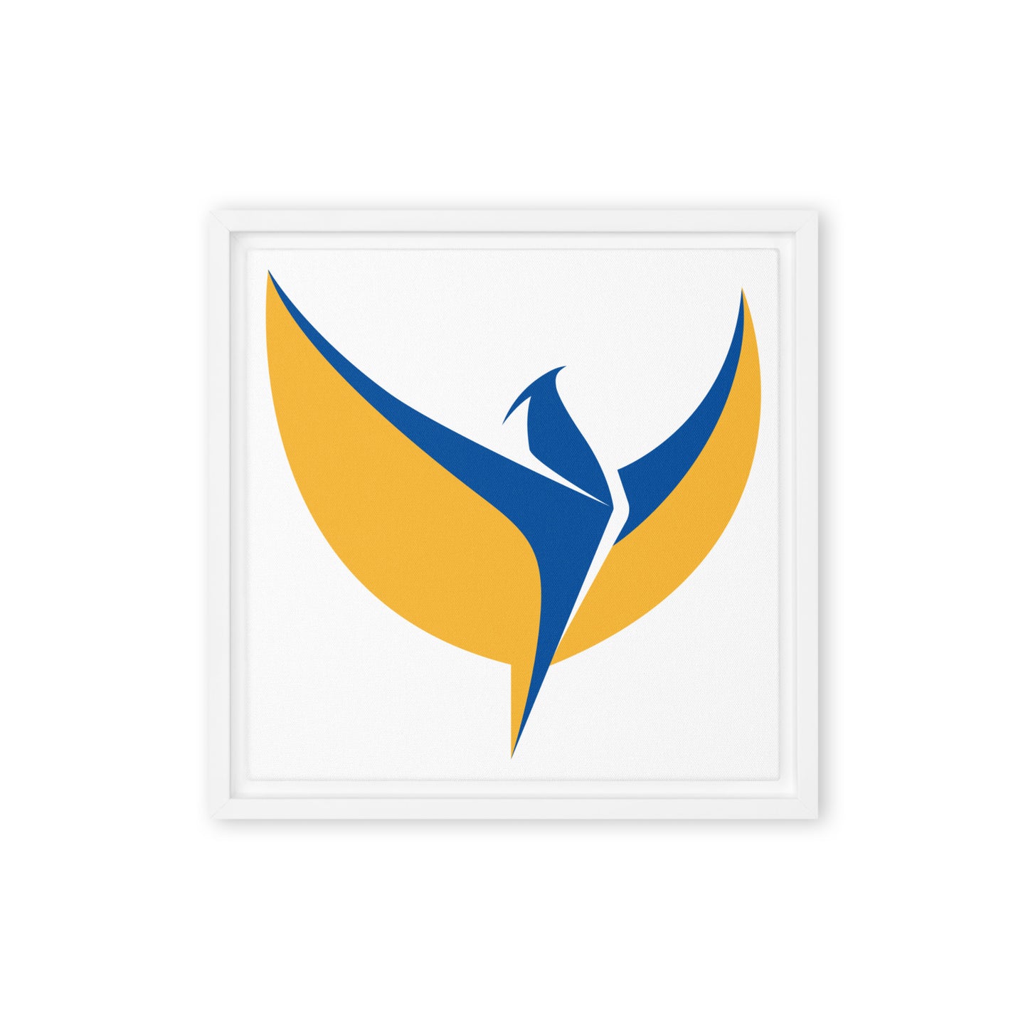 Framed Canvas Painting - Phoenix White Background
