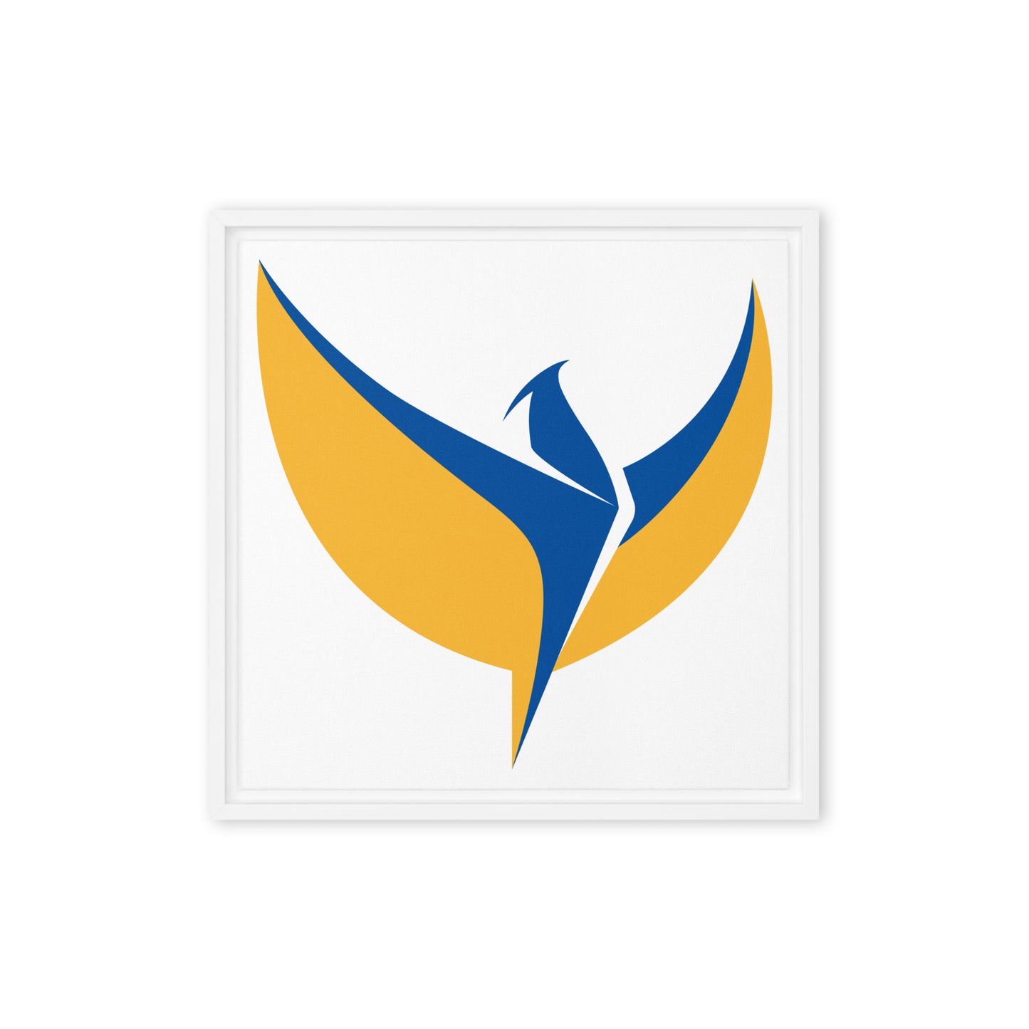 Framed Canvas Painting - Phoenix White Background