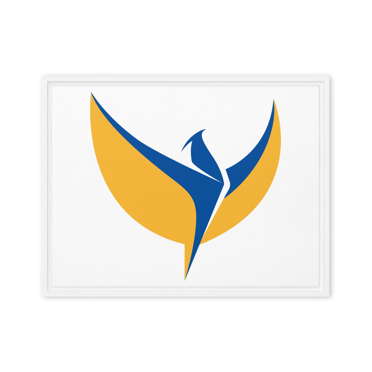 Framed Canvas Painting - Phoenix White Background