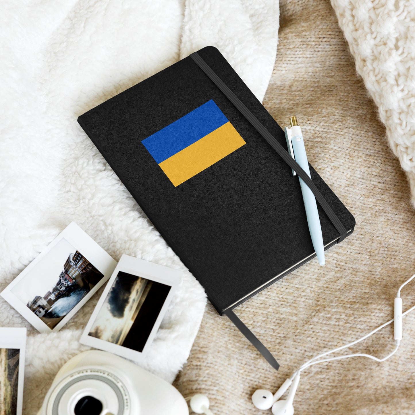 Hardcover Notebook - Ukrainian Flag