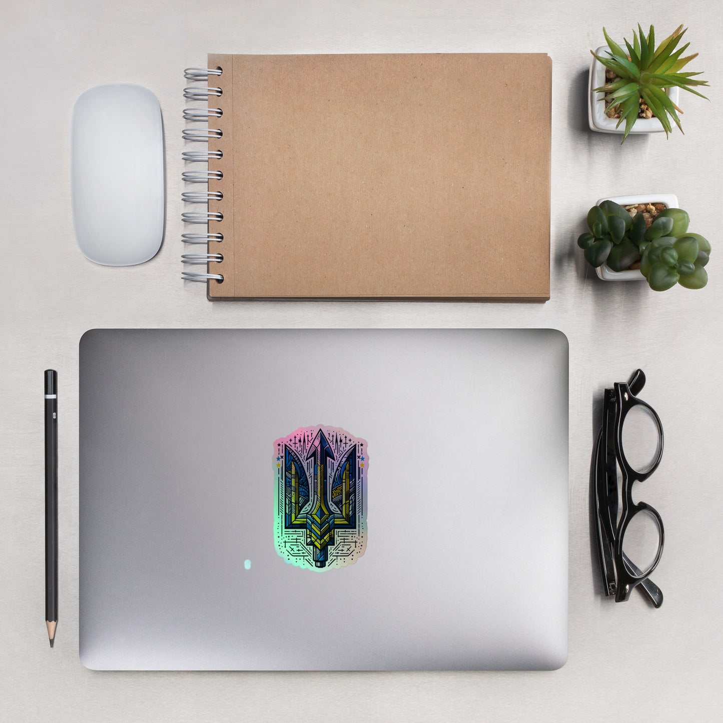 Holographic Stickers - Alternative Trident