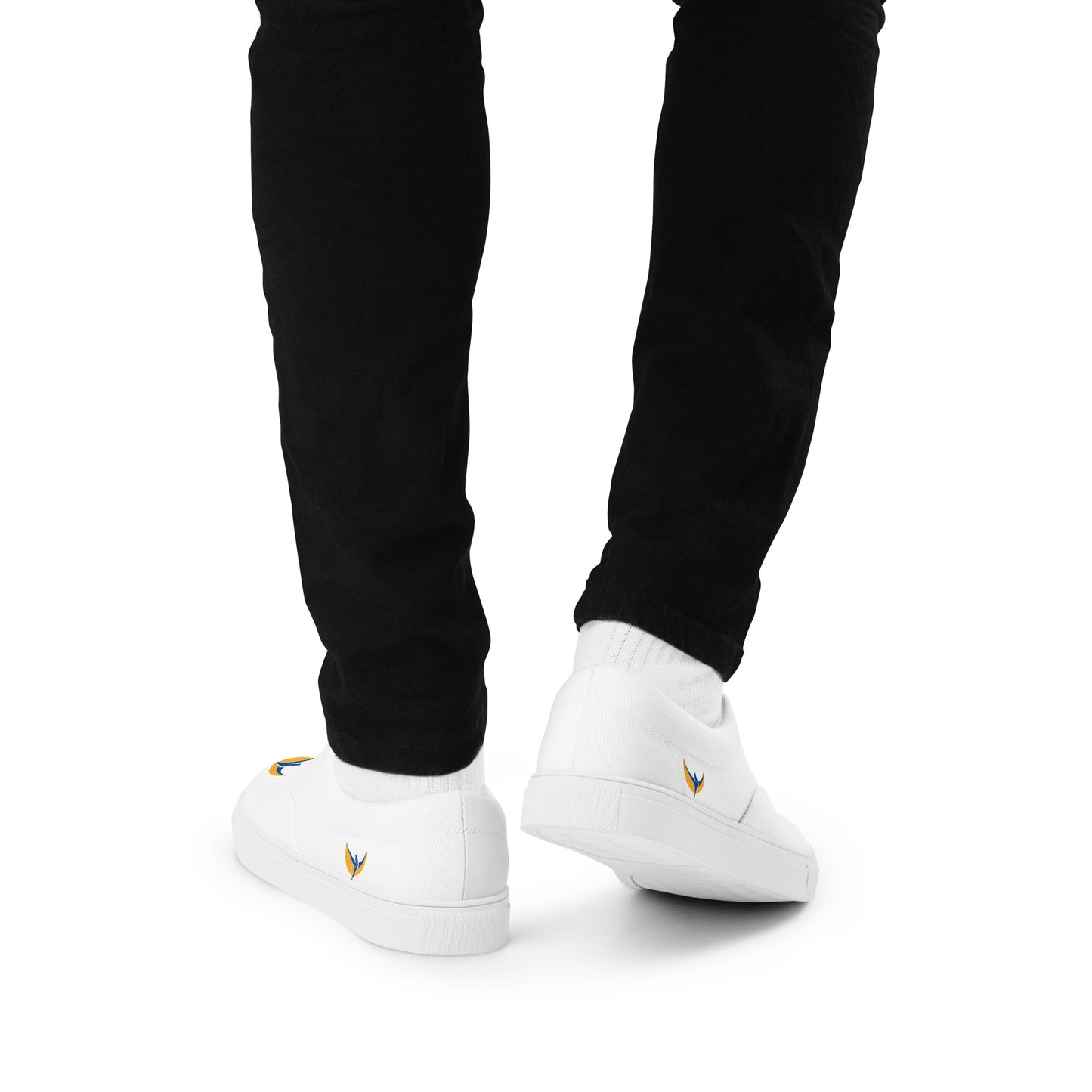 Men’s Lace-up White Canvas Shoes - Phoenix