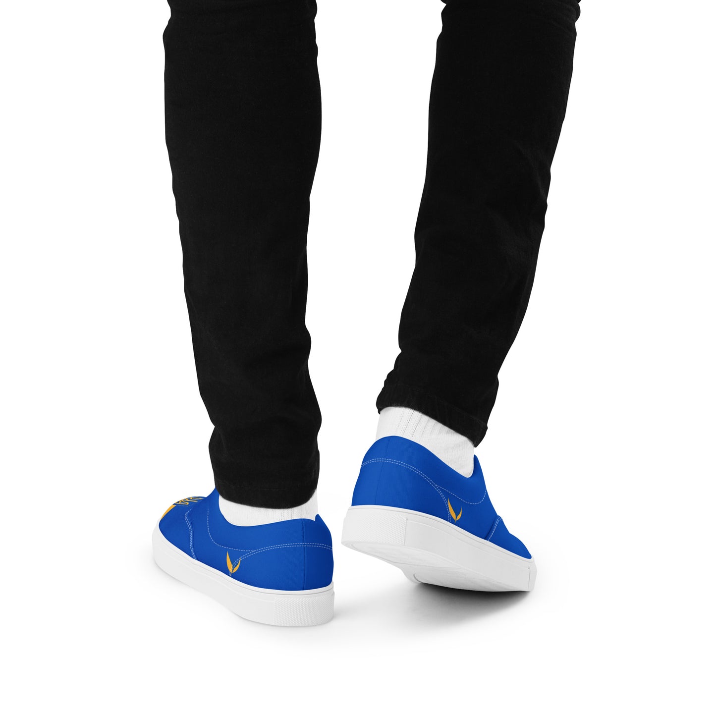 Men’s Lace-up Canvas Shoes - Trident & Flag
