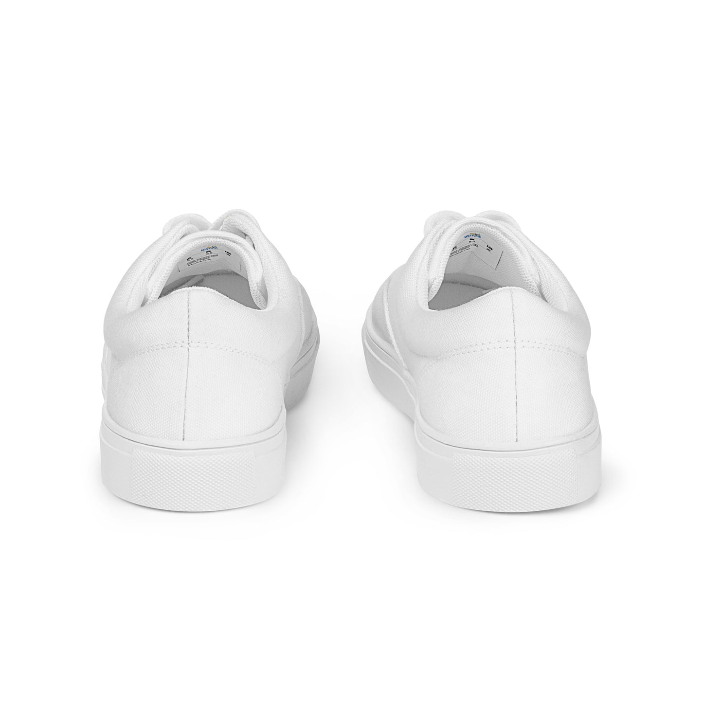 Men’s Lace-up White Canvas Shoes - Phoenix Incogni Center