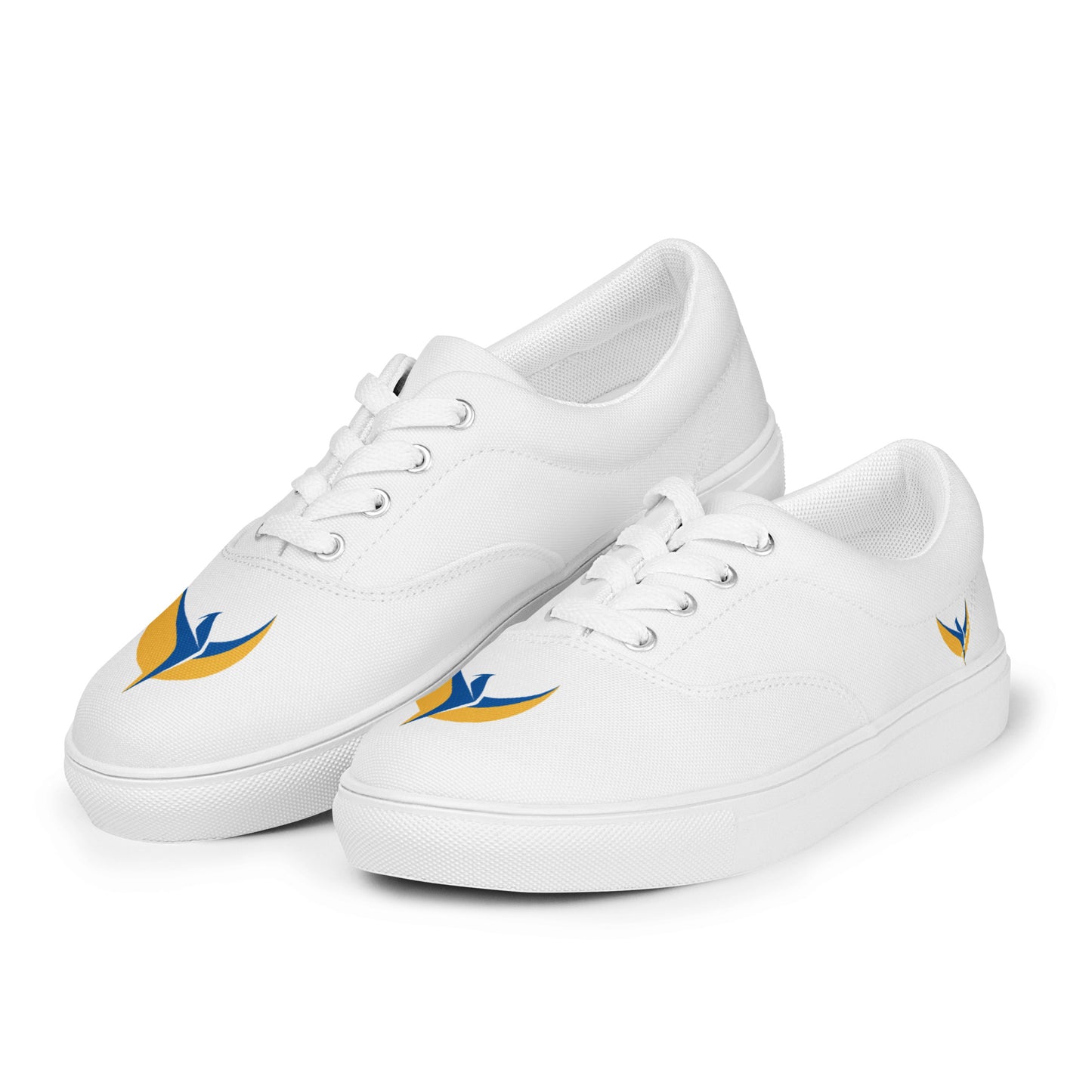 Men’s Lace-up White Canvas Shoes - Phoenix