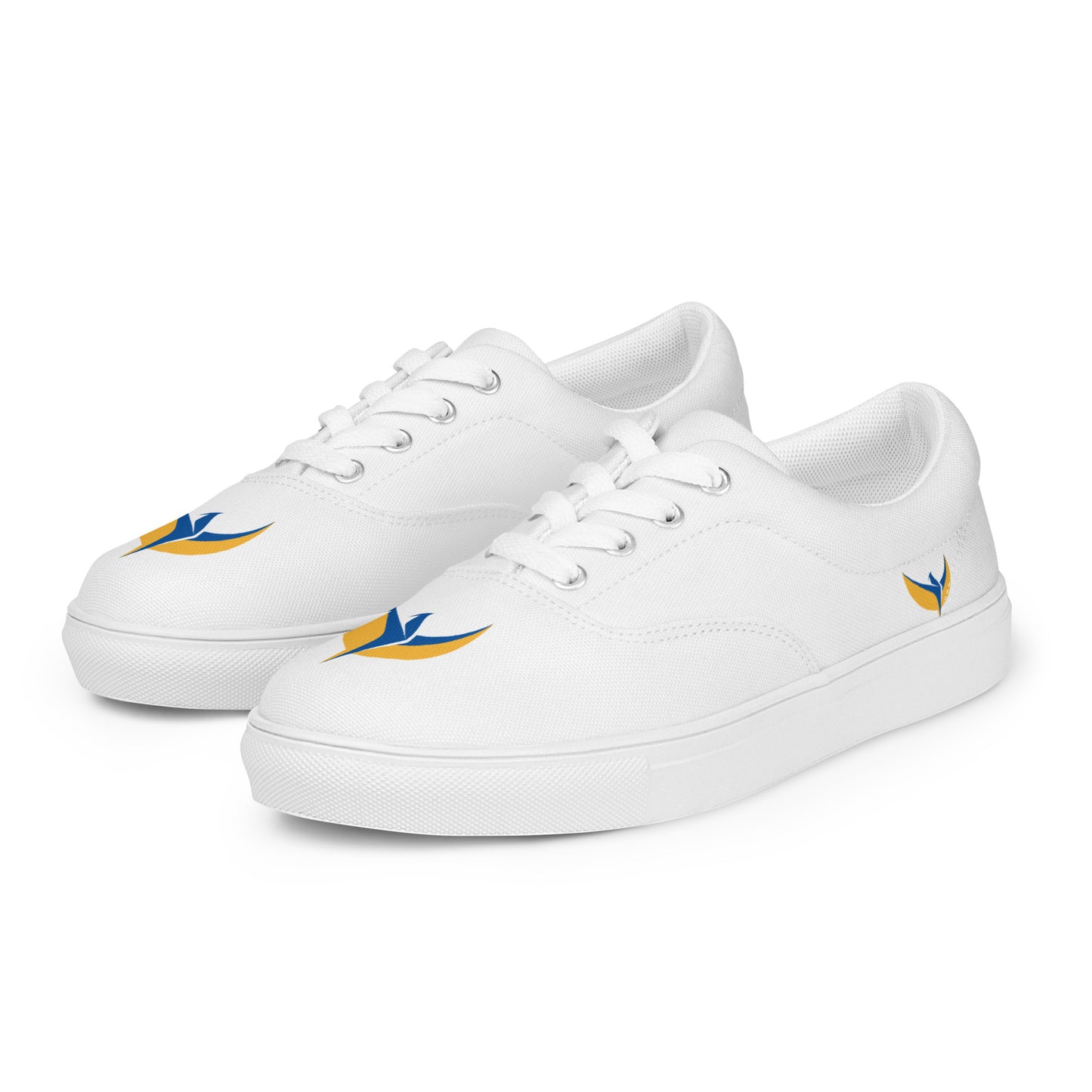 Men’s Lace-up White Canvas Shoes - Phoenix