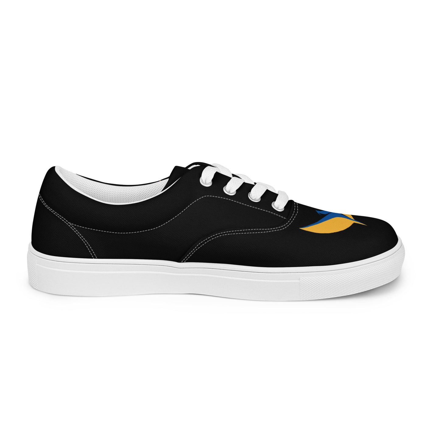 Men’s Lace-up Black Canvas Shoes - Phoenix