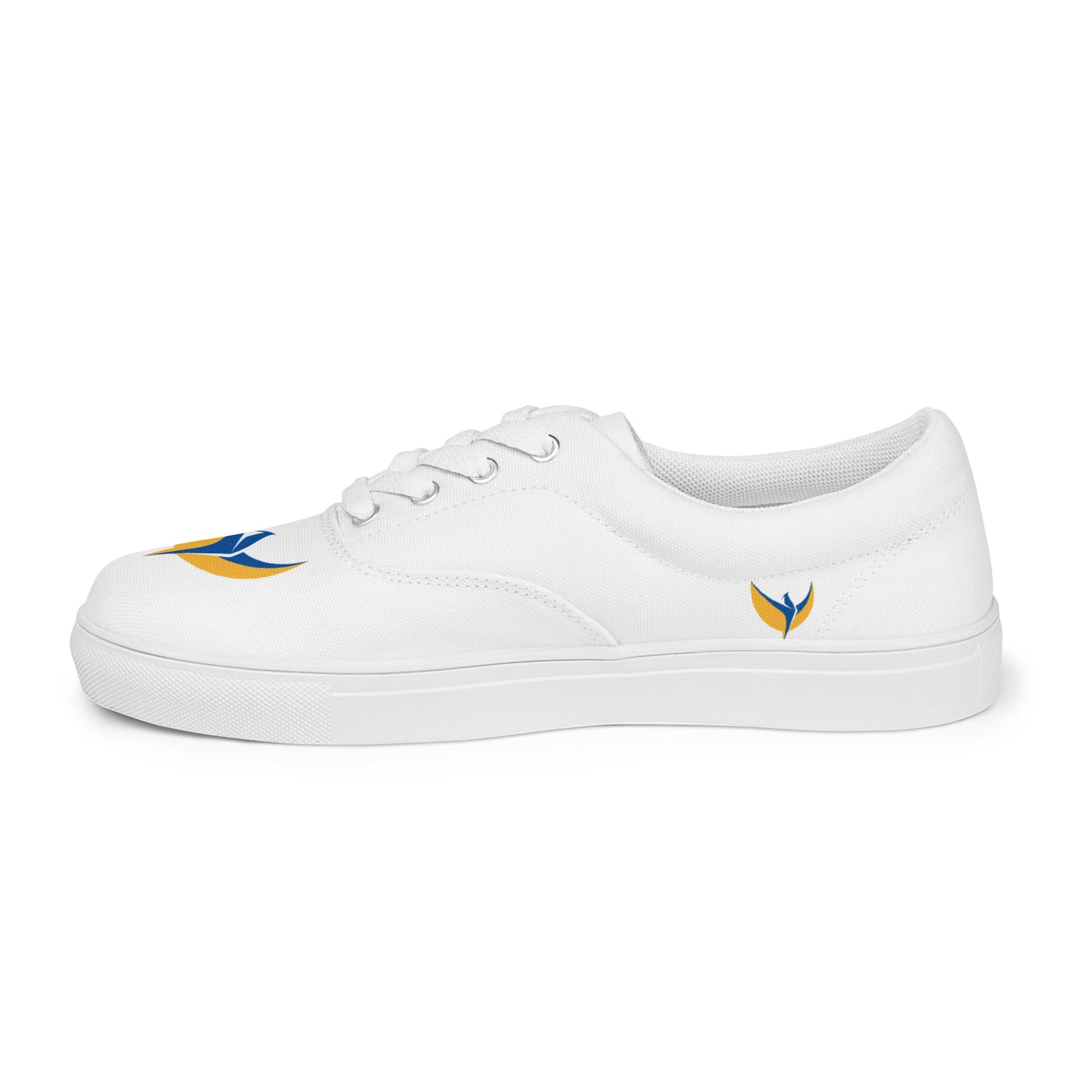 Men’s Lace-up White Canvas Shoes - Phoenix
