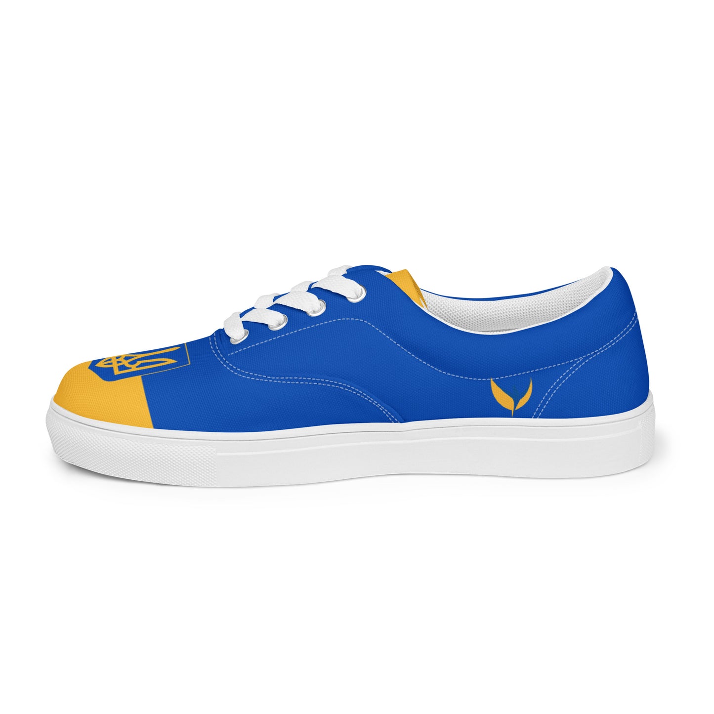 Men’s Lace-up Canvas Shoes - Trident & Flag
