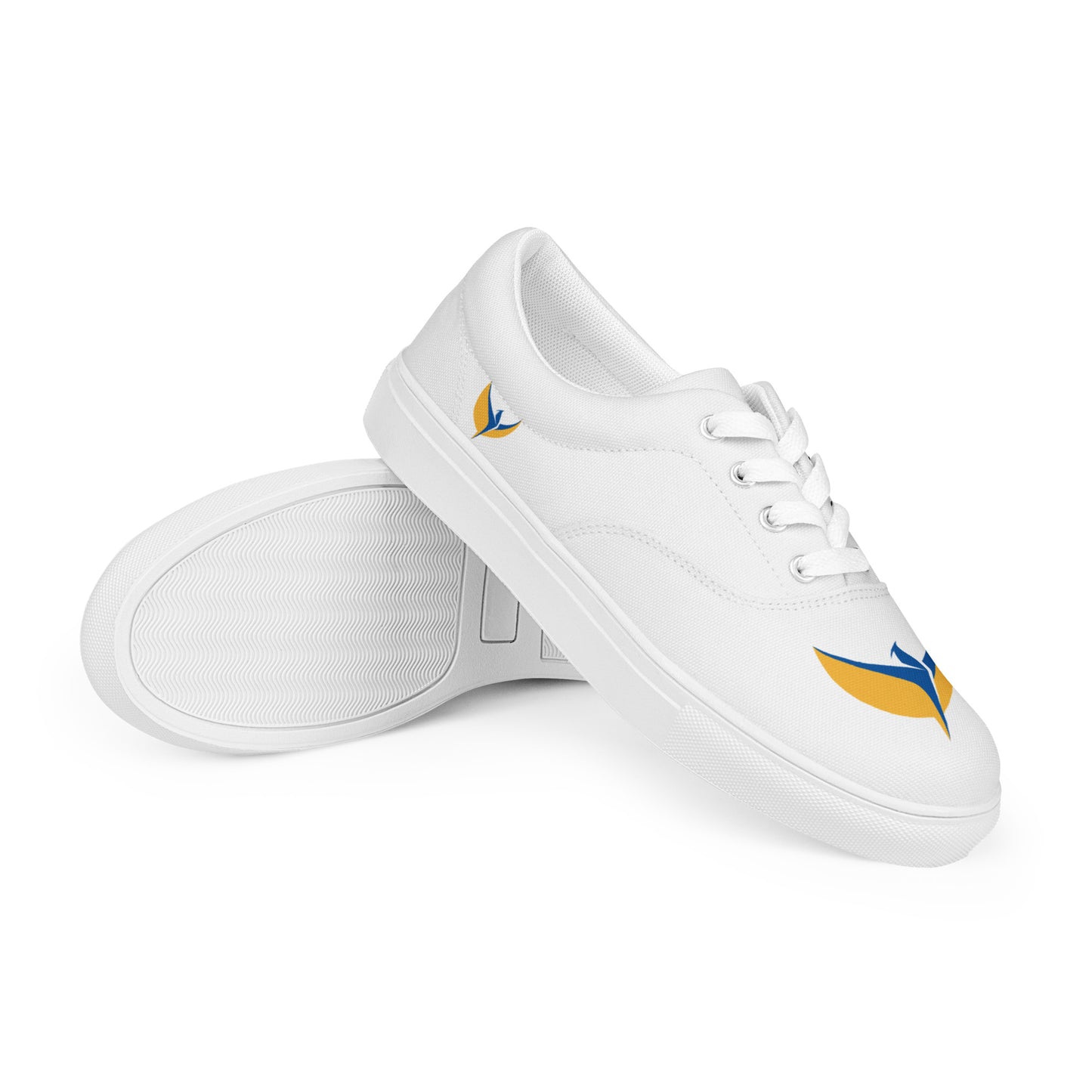 Men’s Lace-up White Canvas Shoes - Phoenix