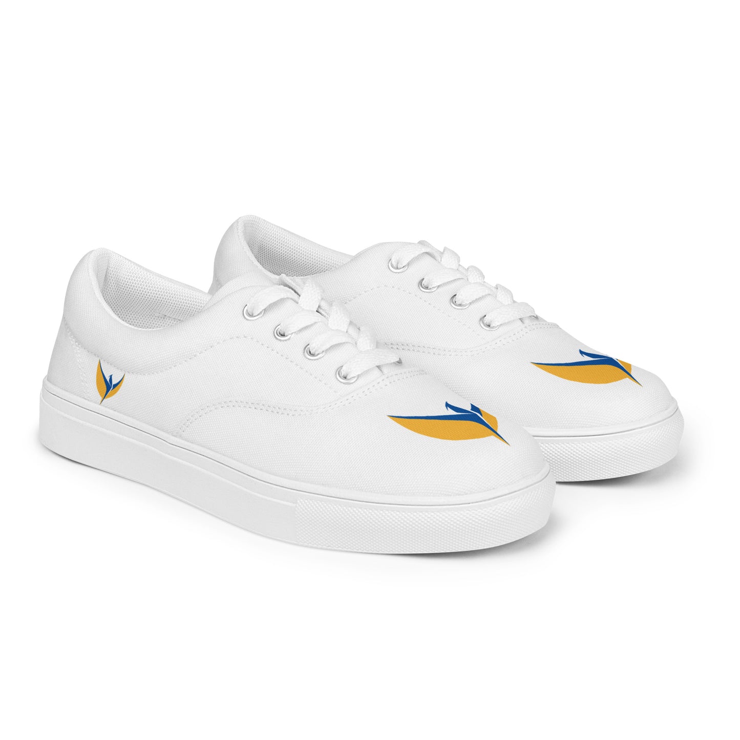 Men’s Lace-up White Canvas Shoes - Phoenix