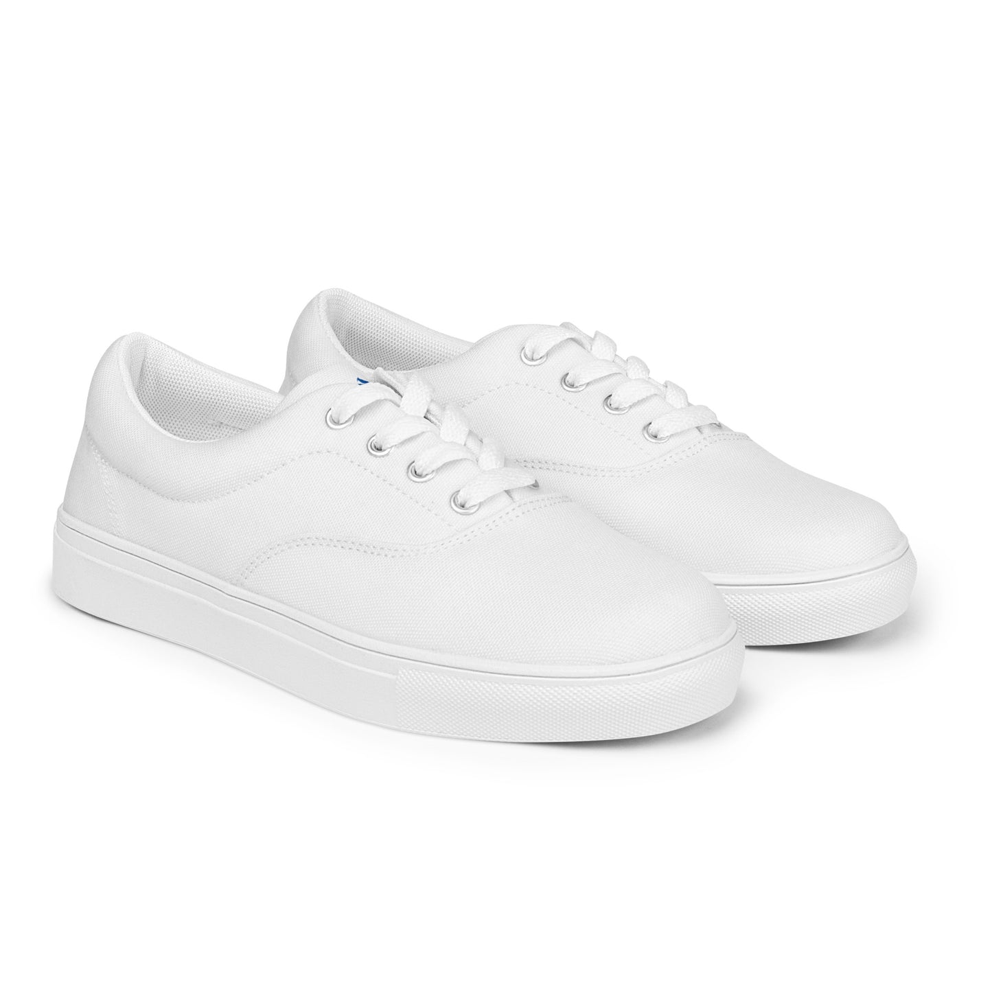 Men’s Lace-up White Canvas Shoes - Phoenix Incogni Center
