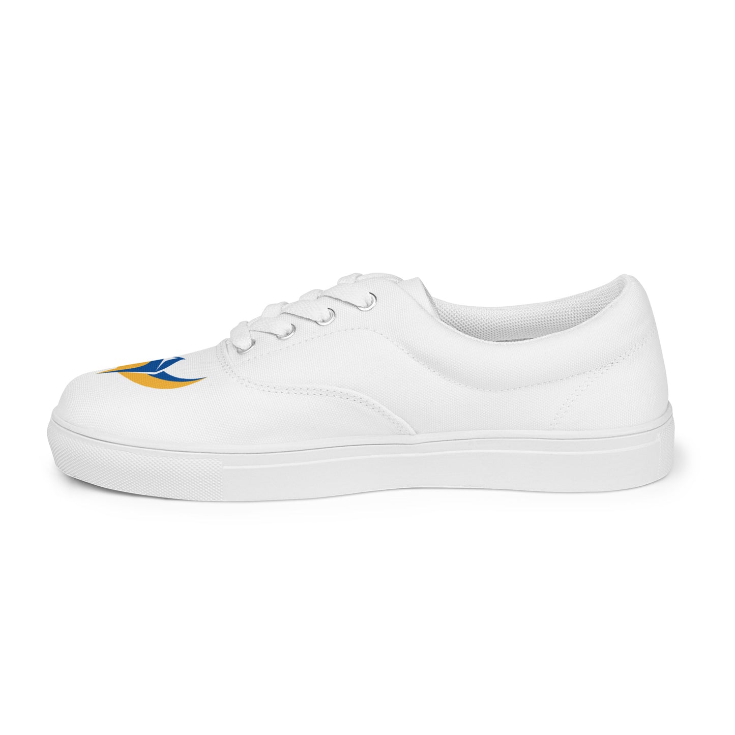 Men’s Lace-up White Canvas Shoes - Phoenix