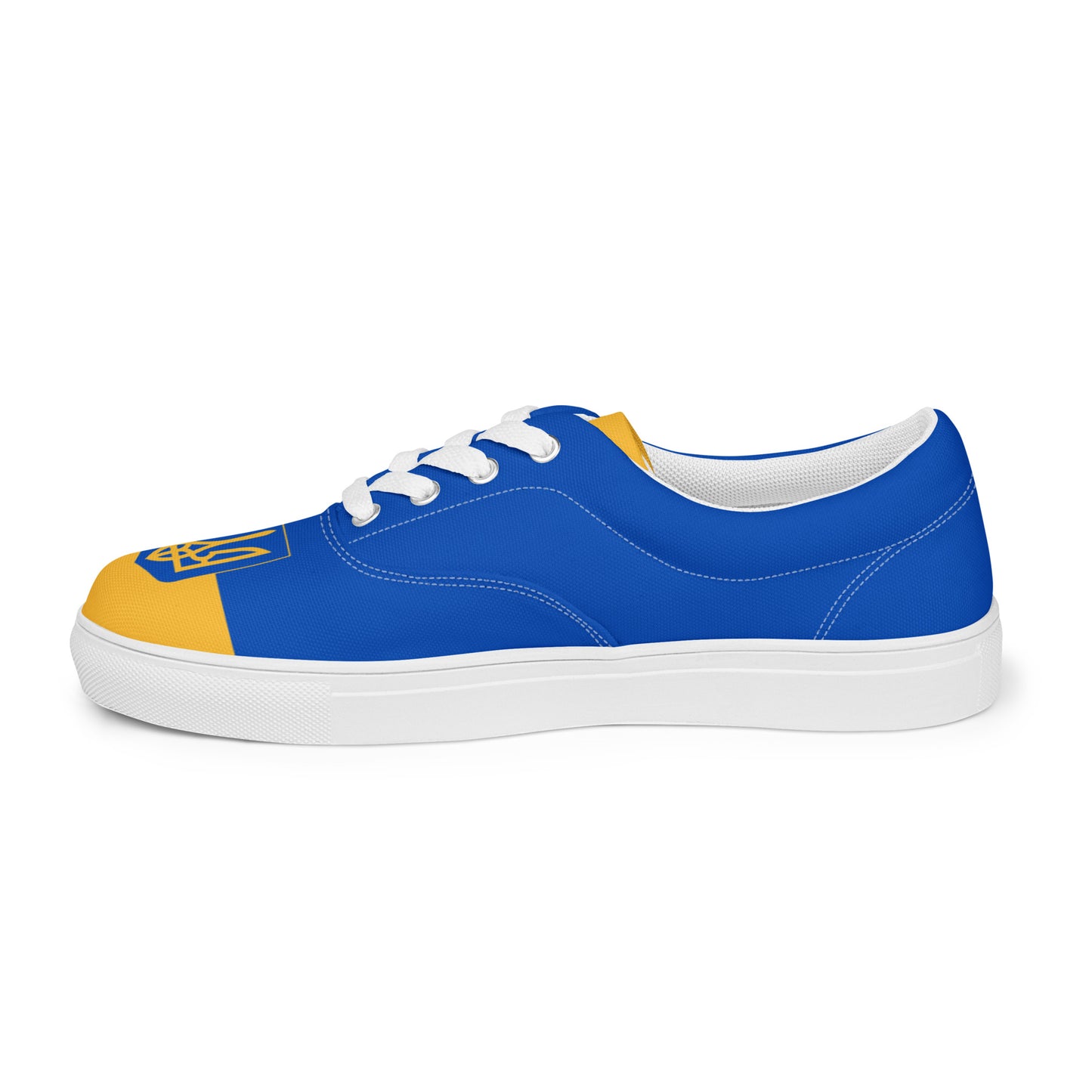 Men’s Lace-up Canvas Shoes - Trident & Flag