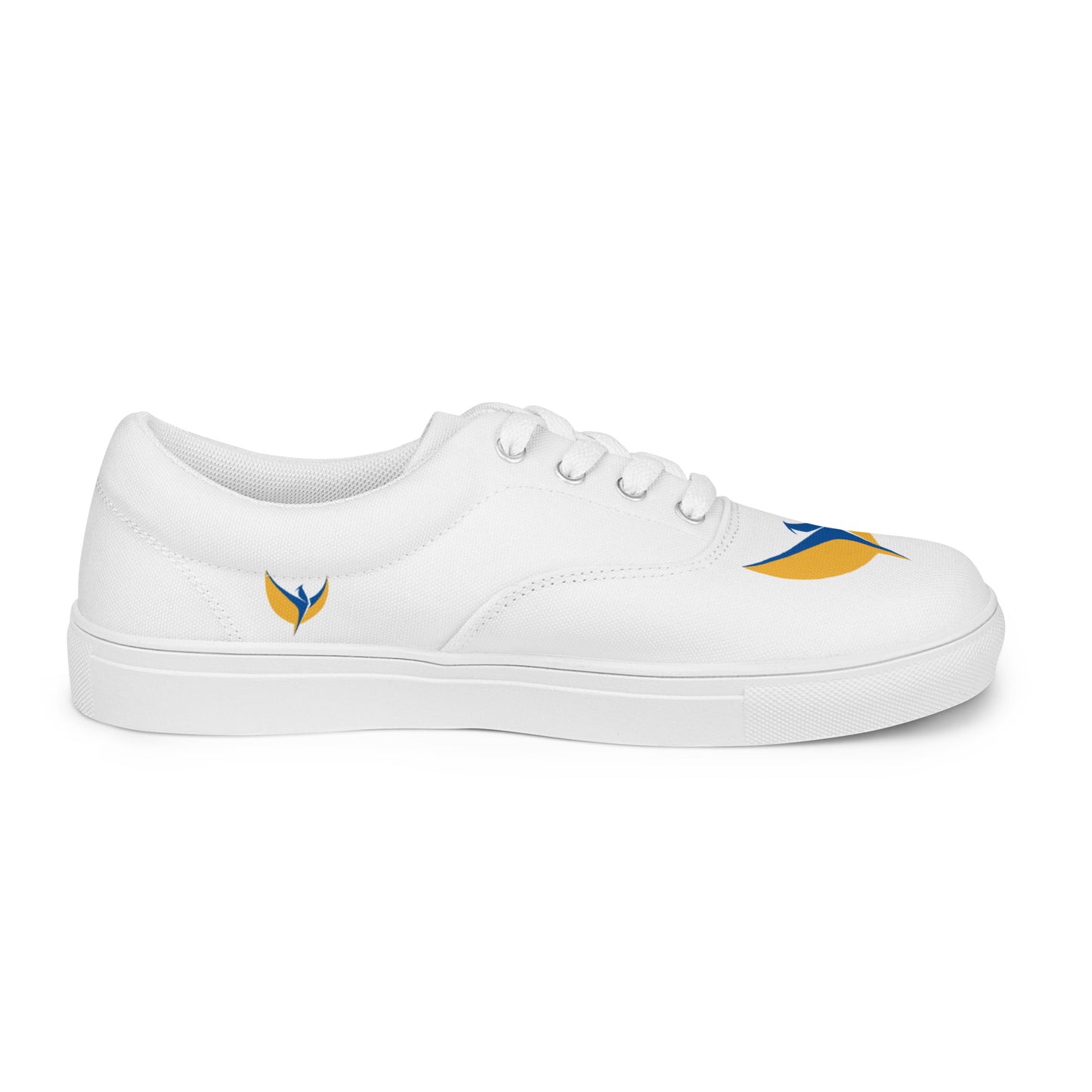 Men’s Lace-up White Canvas Shoes - Phoenix