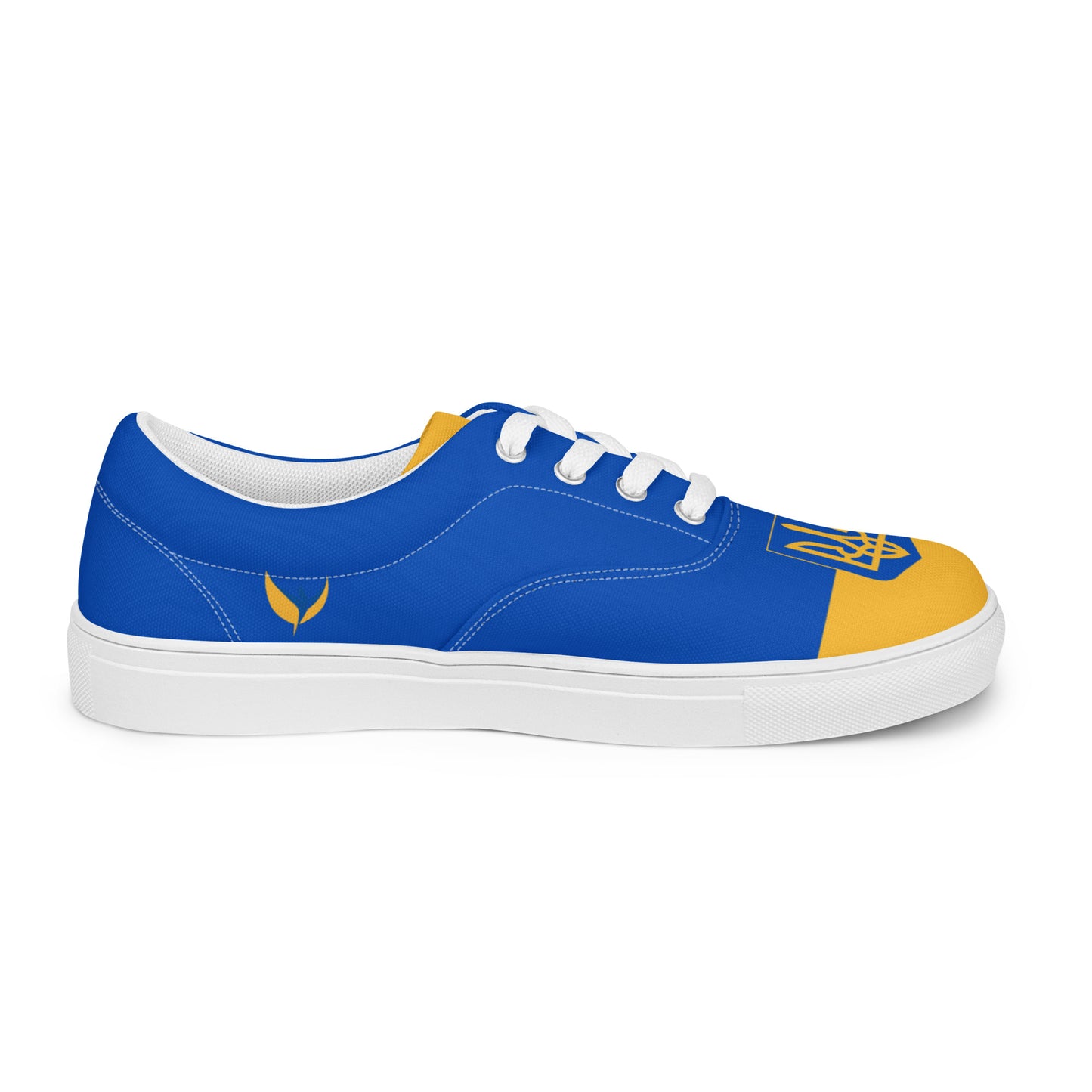 Men’s Lace-up Canvas Shoes - Trident & Flag